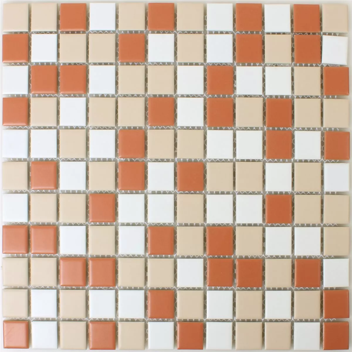 Mozaika Ceramika Biały Kremowa Terakota Mix