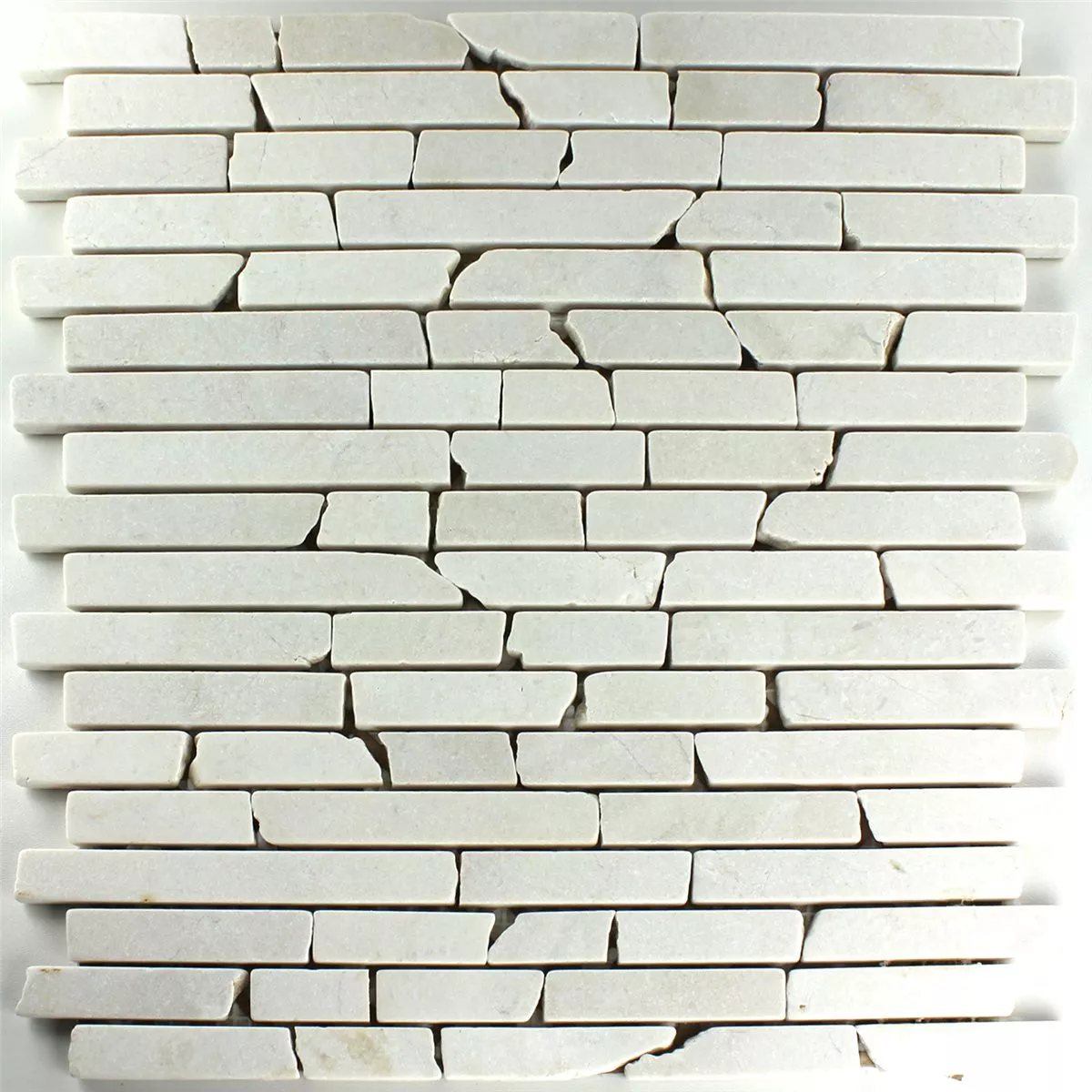 Mozaika Marmur Botticino Brick