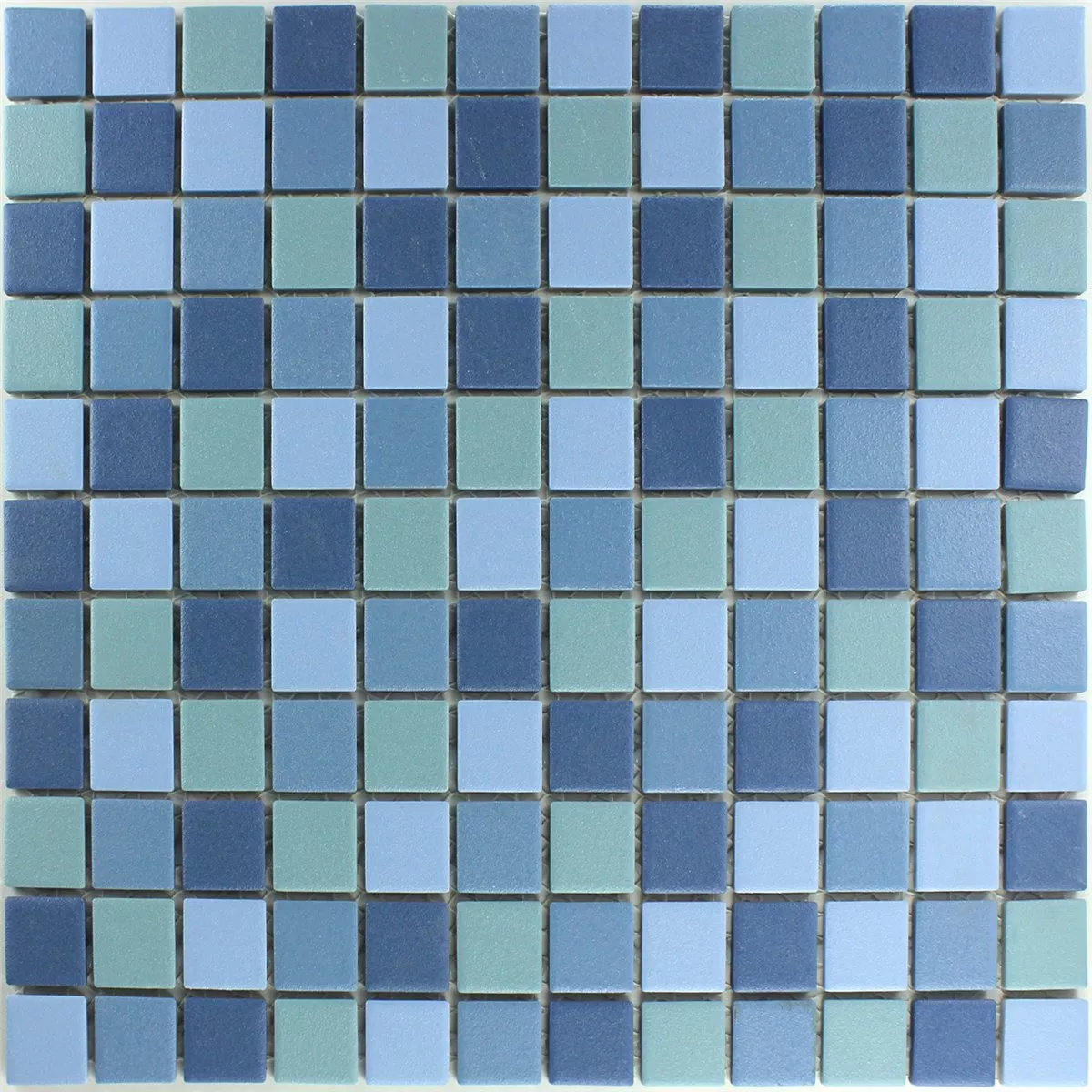 Próbka Mozaika Ceramika Antypoślizgowe Niebieski Mix