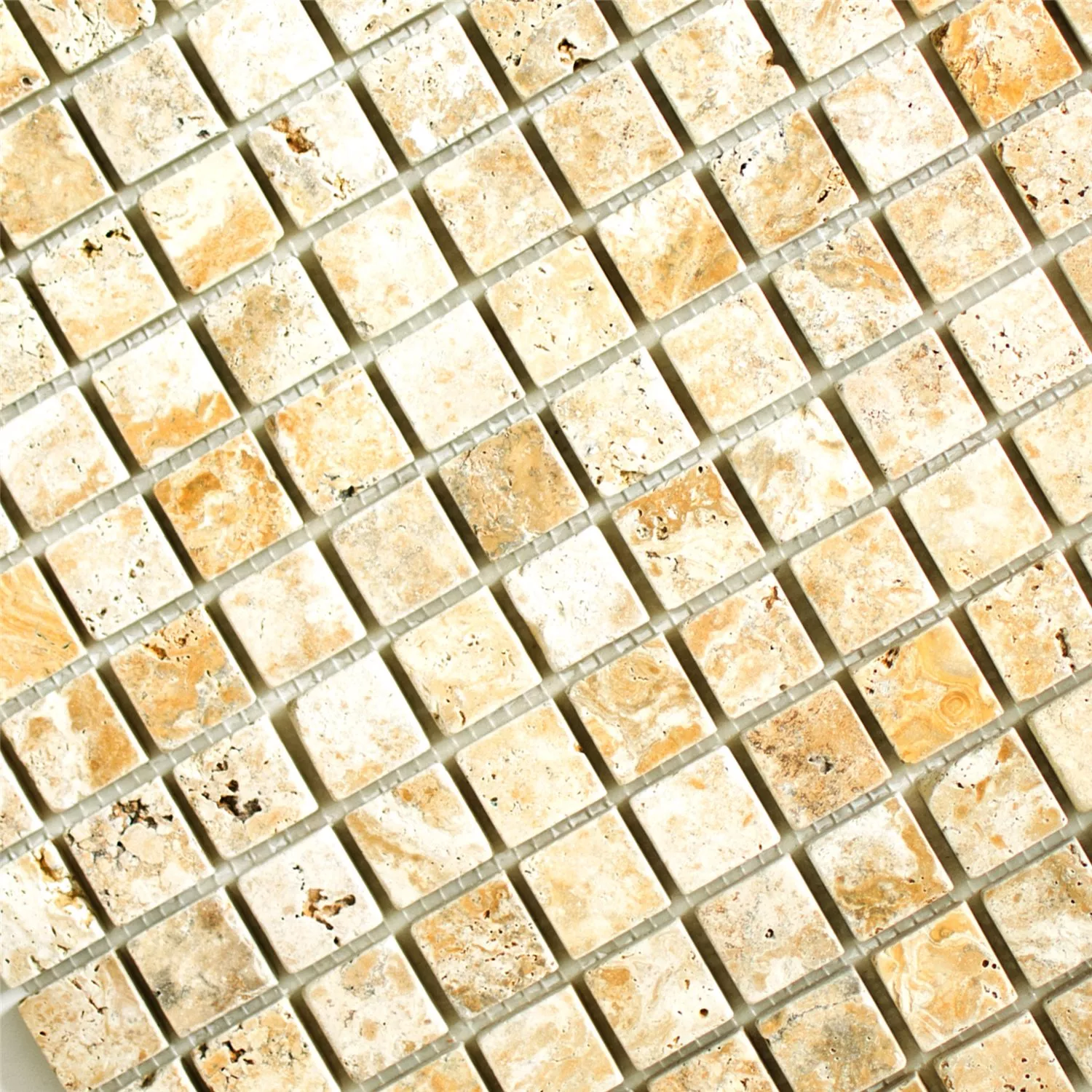 Mozaika Trawertyn Castello Złoto 23