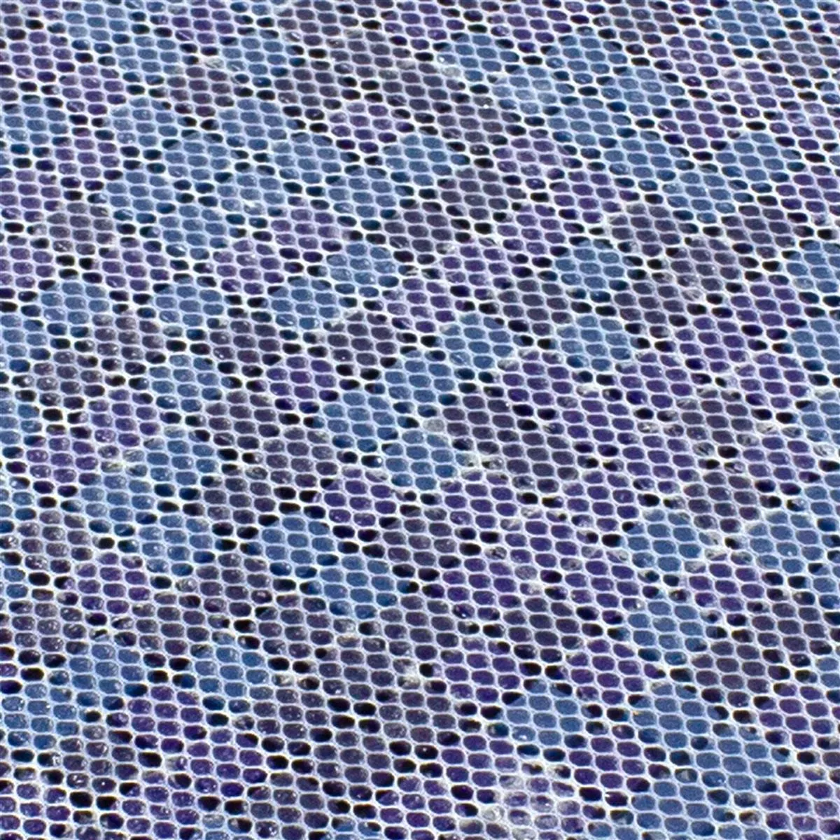 Mozaiki Szklana Płytki Delight Niebieski Mix
