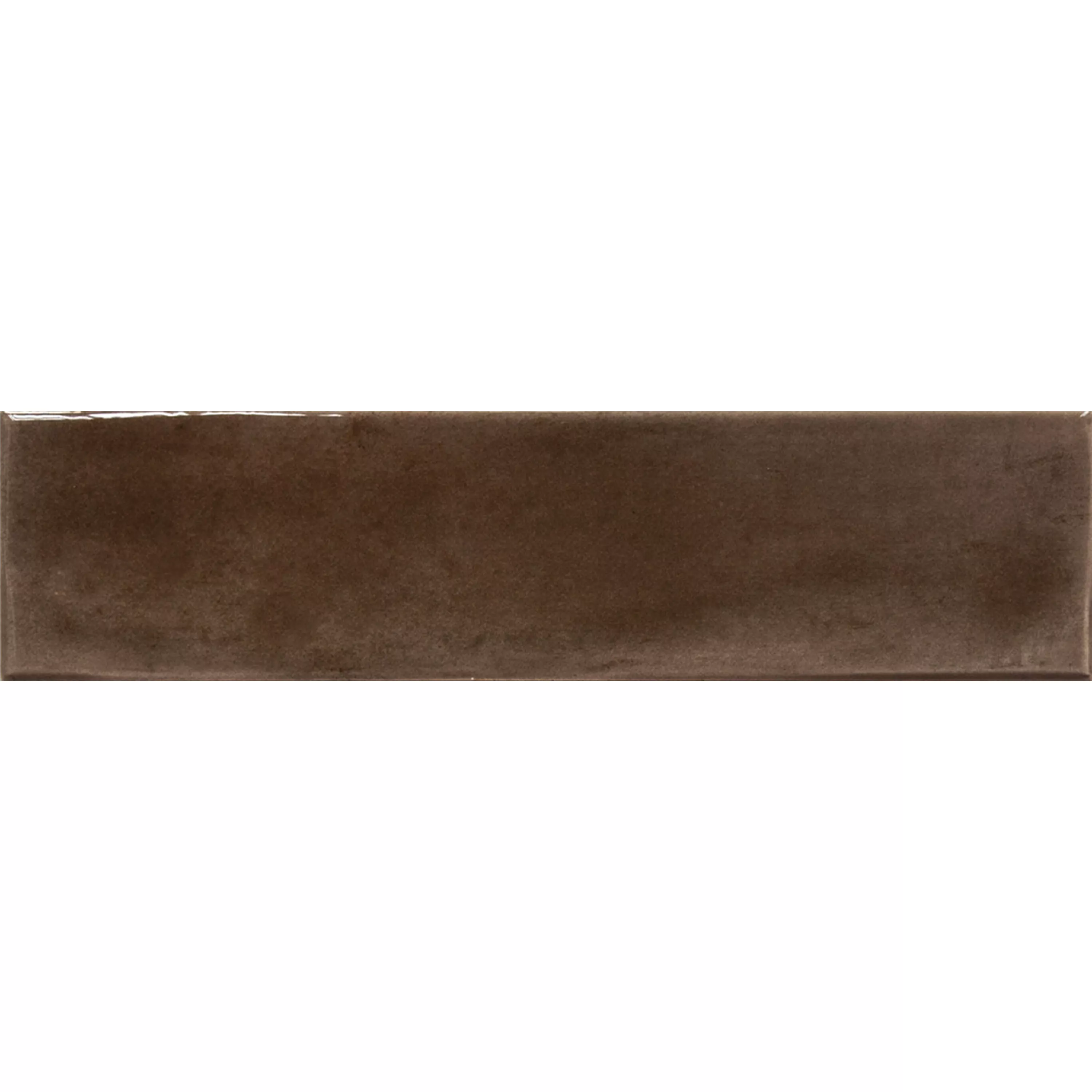 Płytki Ścienne Conway Karbowany 7,5x30cm Ciemnobrązowy