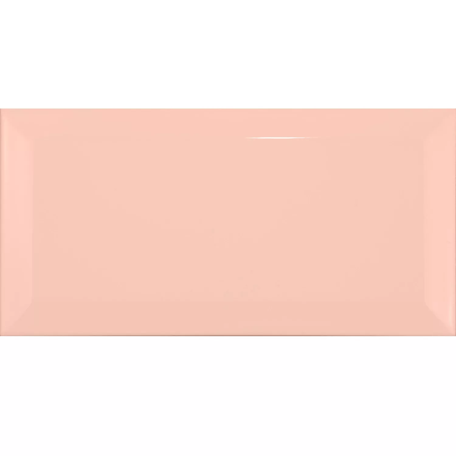 Kafelek metra Pomarańczowy Błyszczący 7,5x15 cm Z Faset Pitcox Salmon