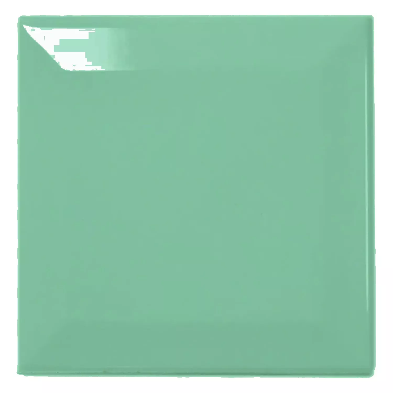 Kafelek metra Zielony Błyszczący 10x10 cm Z Faset Catarina Manzana