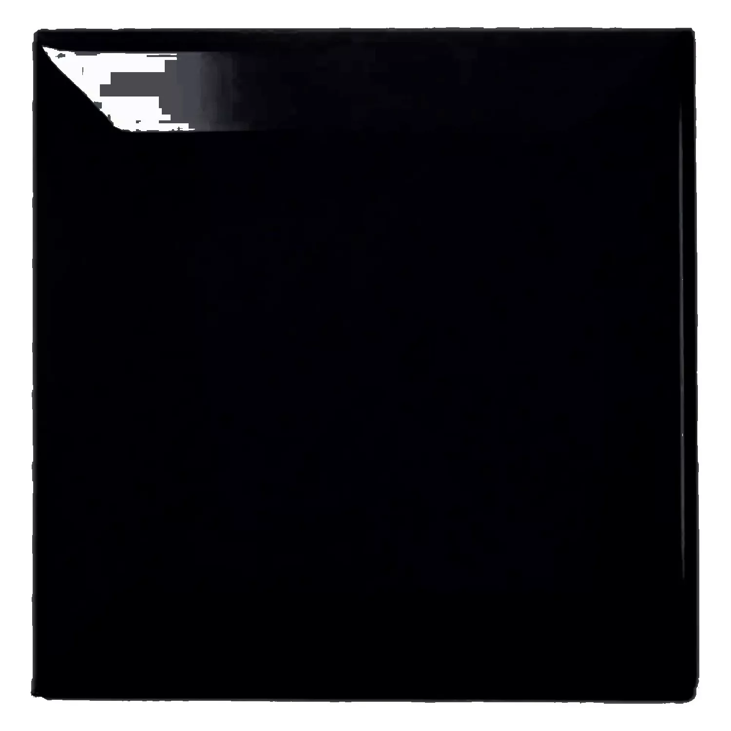 Kafelek metra Czarny Błyszczący 10x10 cm Z Faset Catarina Negro