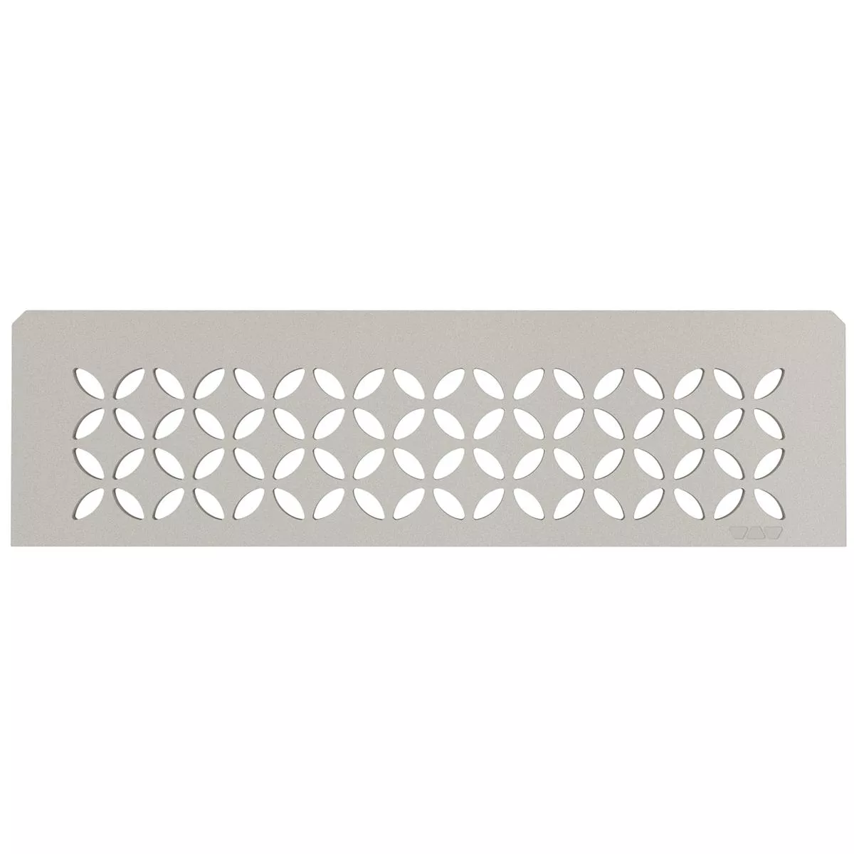 Półka ścienna wnękowa Schlüter prostokątna 30x8,7cm beż kwiatowy