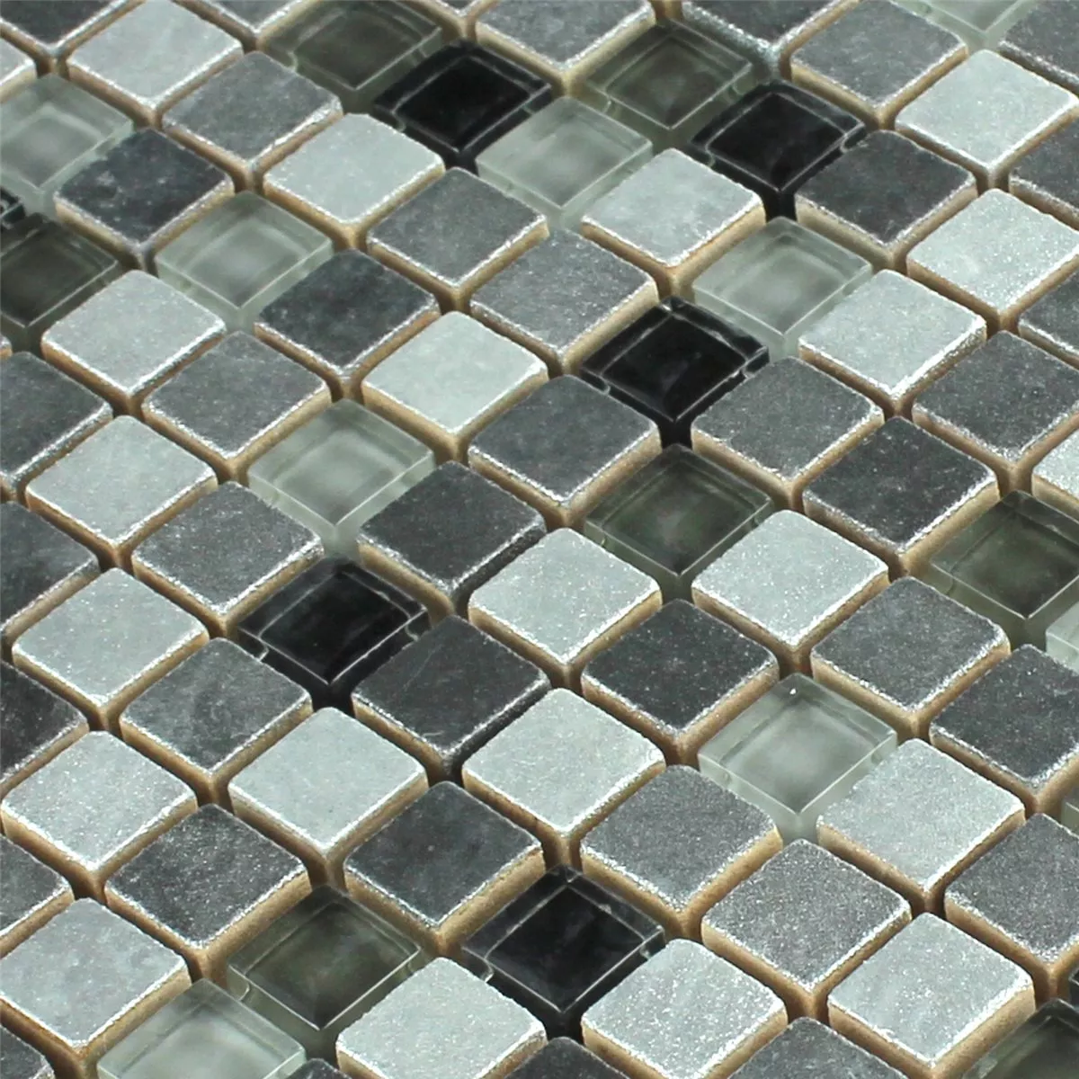 Mozaika Szkło Kamień Naturalny Mix
