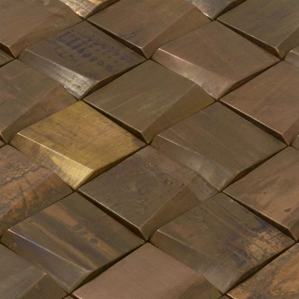 Metal Miedź Mozaika Copperfield 3D 48x48mm