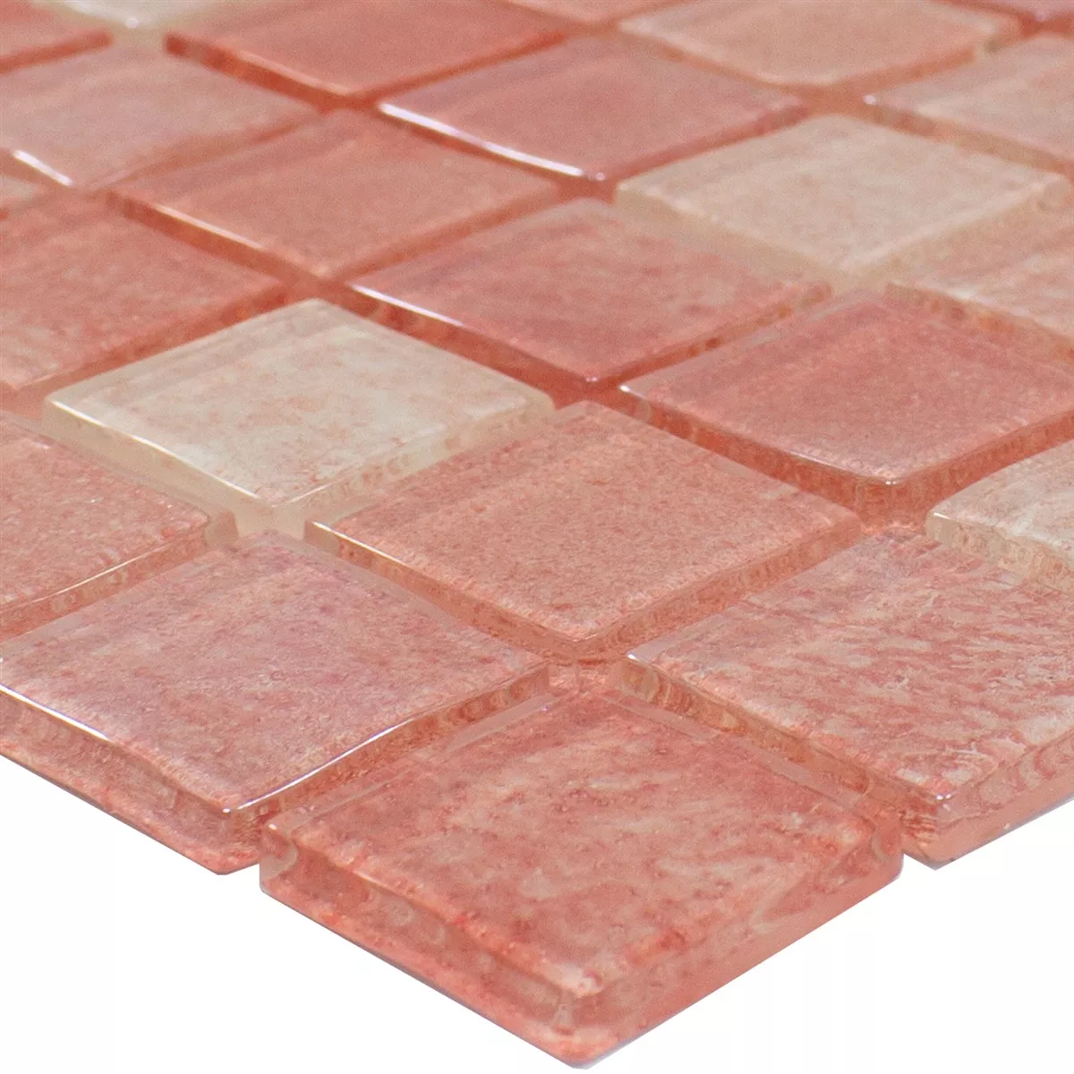 Mozaiki Szklana Novigrad Różowy 23x23x4 mm