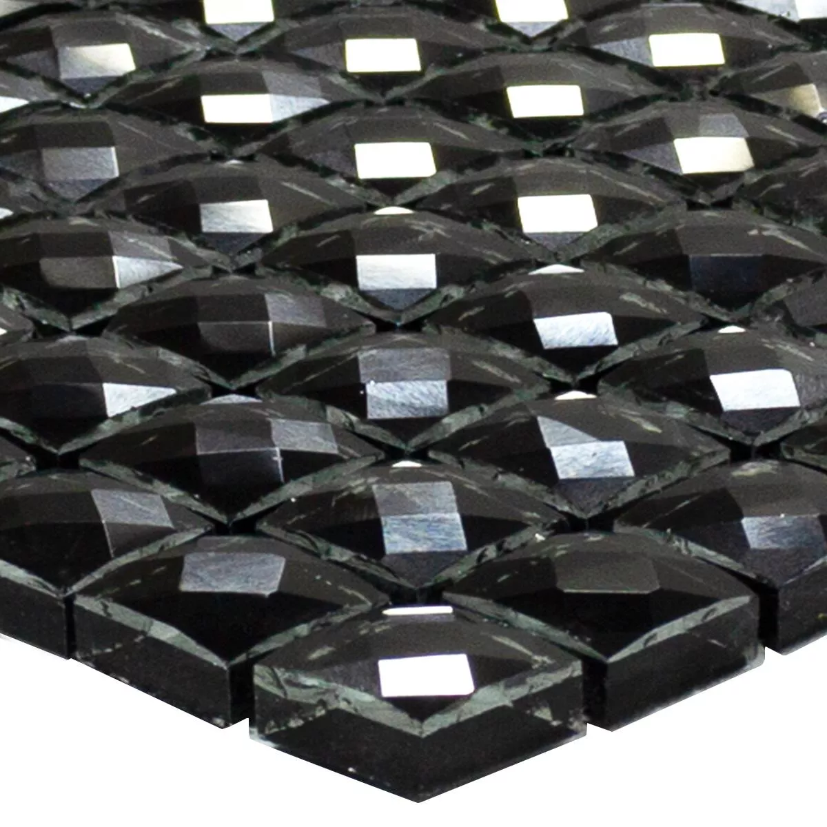 Mozaiki Szklana Płytki Black Diamond