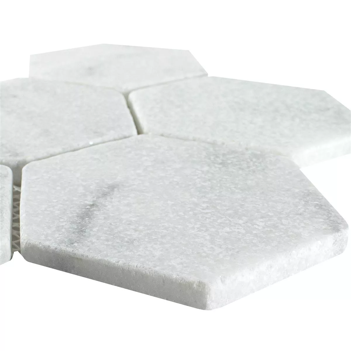 Marmur Kamień Naturalny Mozaika Maracay Sześciokąt White Marmur Kamień Naturalny Mozaika Maracay Sześciokąt White