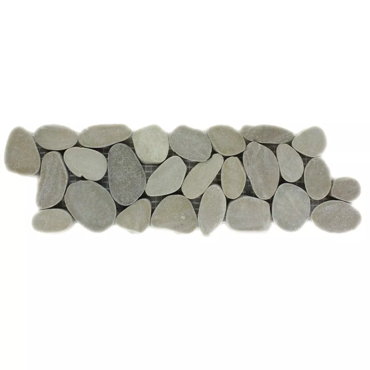 Kamień Otoczak Listwa 10x30cm Beżowy Pebbles
