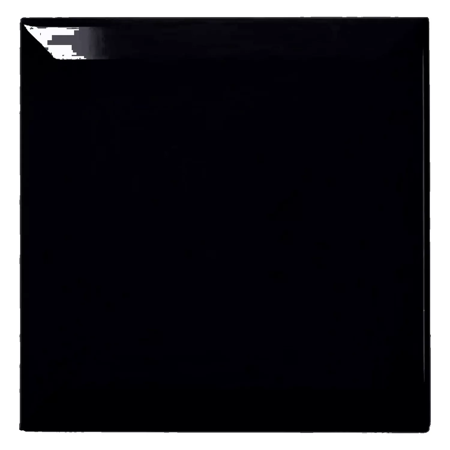 Kafelek metra Czarny Błyszczący 15x15 cm Z Faset Eris Negro