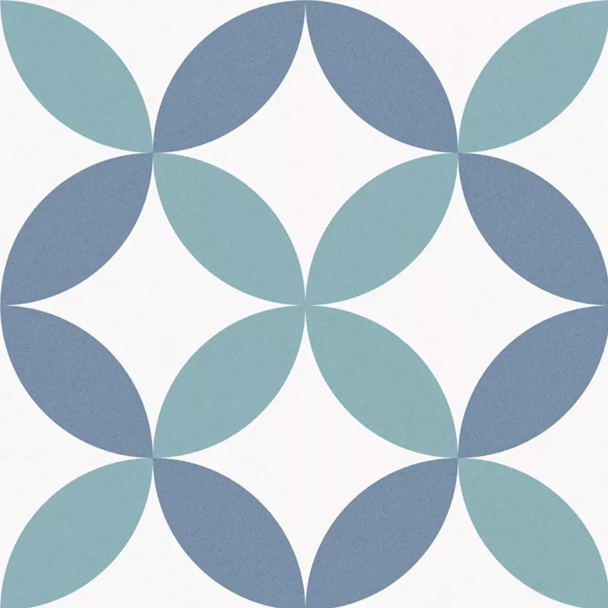 Atlantica DaVinci Niebieski Bialy 25x25 cm