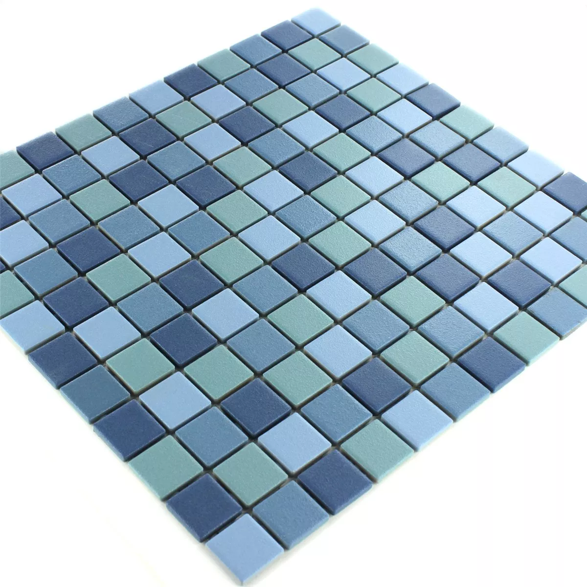 Próbka Mozaika Ceramika Antypoślizgowe Niebieski Mix