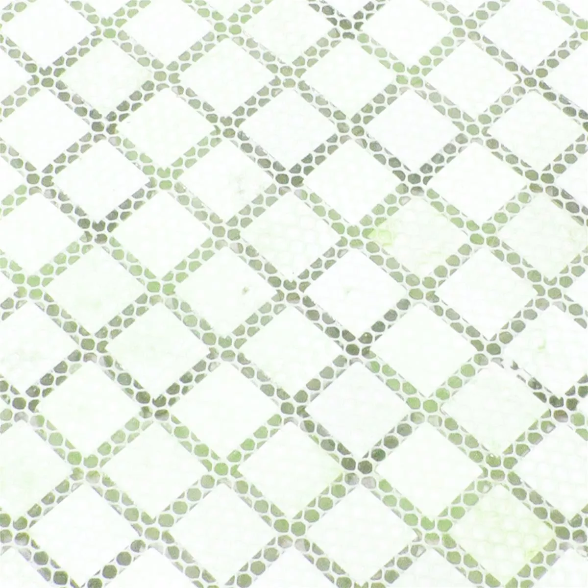 Mozaiki Szklana Płytki Ponterio Frosted Zielony Mix