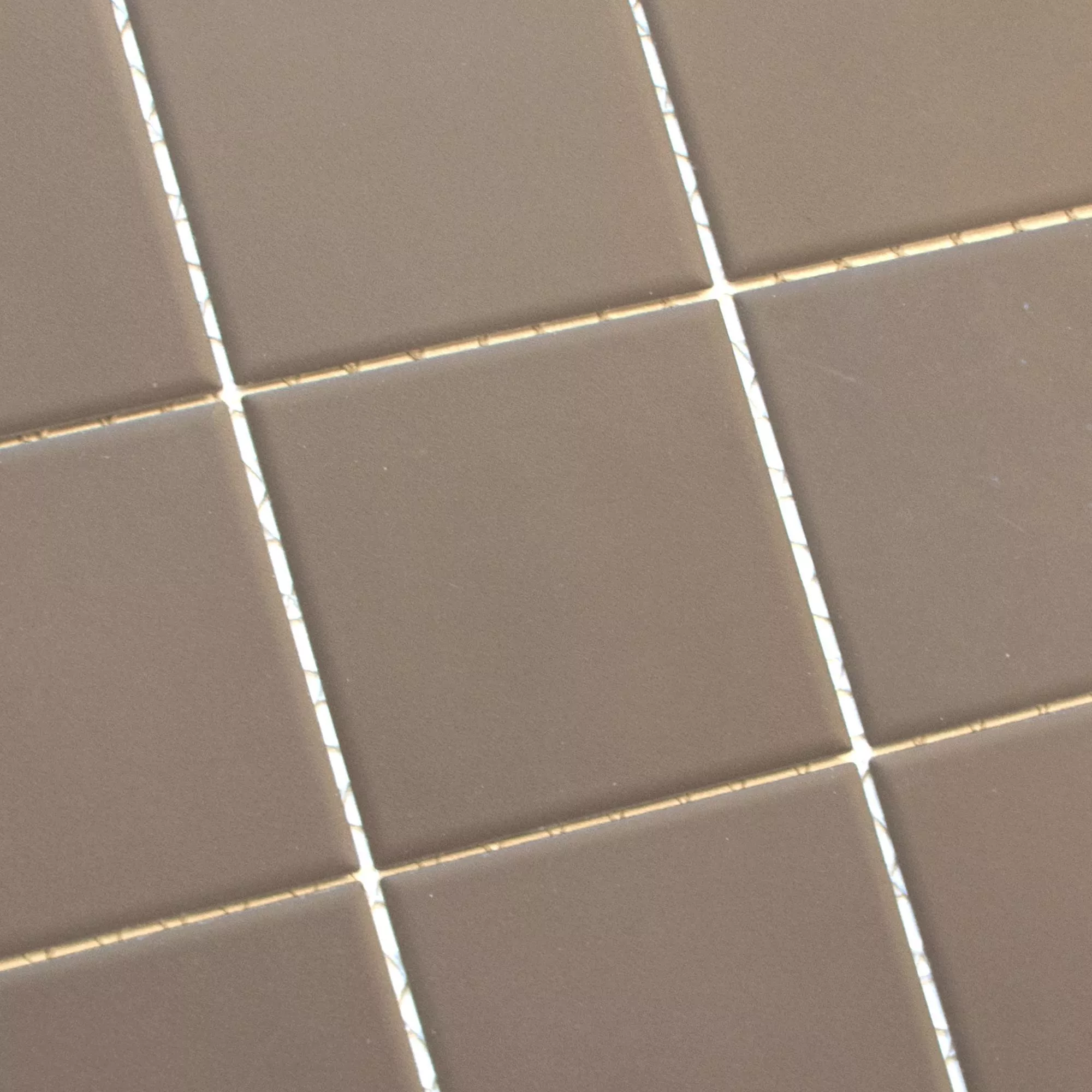 Mozaika Ceramiczna Miranda Brązowy Antypoślizgowe Bez Glazury Q47