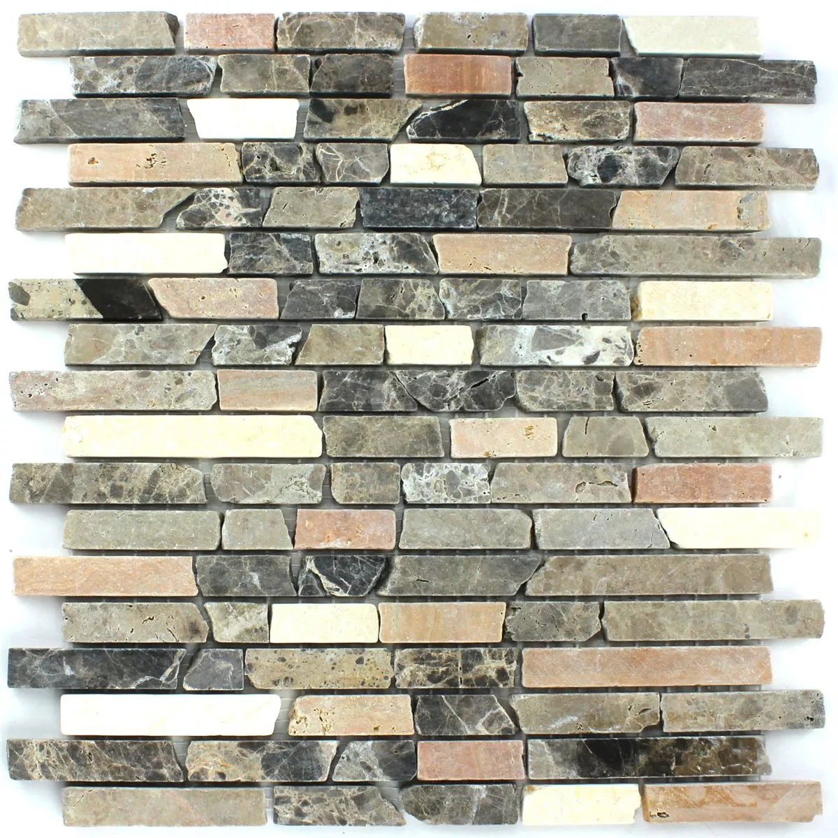 Mozaika Marmur Brązowy Mix