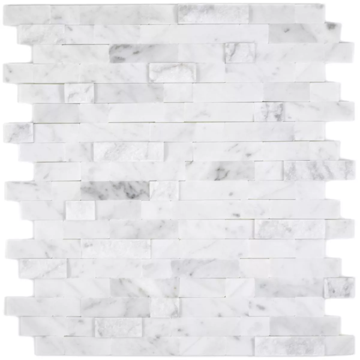 Kamień Naturalny Marmur Mozaika Johannesburg Carrara Biały