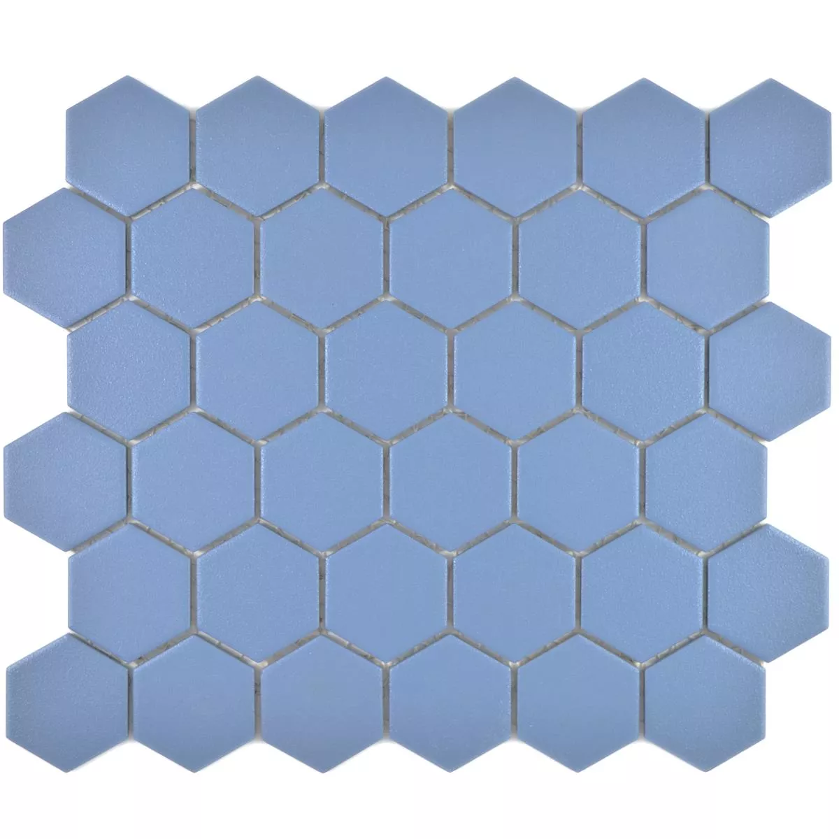 Próbka Mozaika Ceramiczna Bismarck R10B Sześciokąt Niebieski H51
