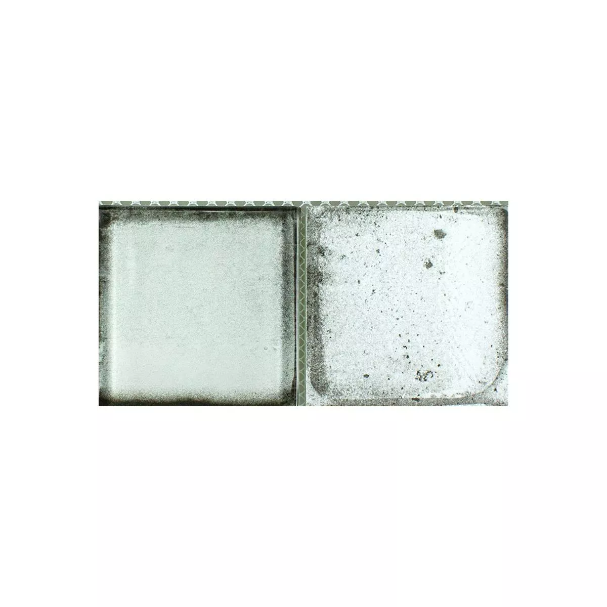 Próbka Mozaiki Szklana Płytki Cement Optyka Granada Jasnoszary