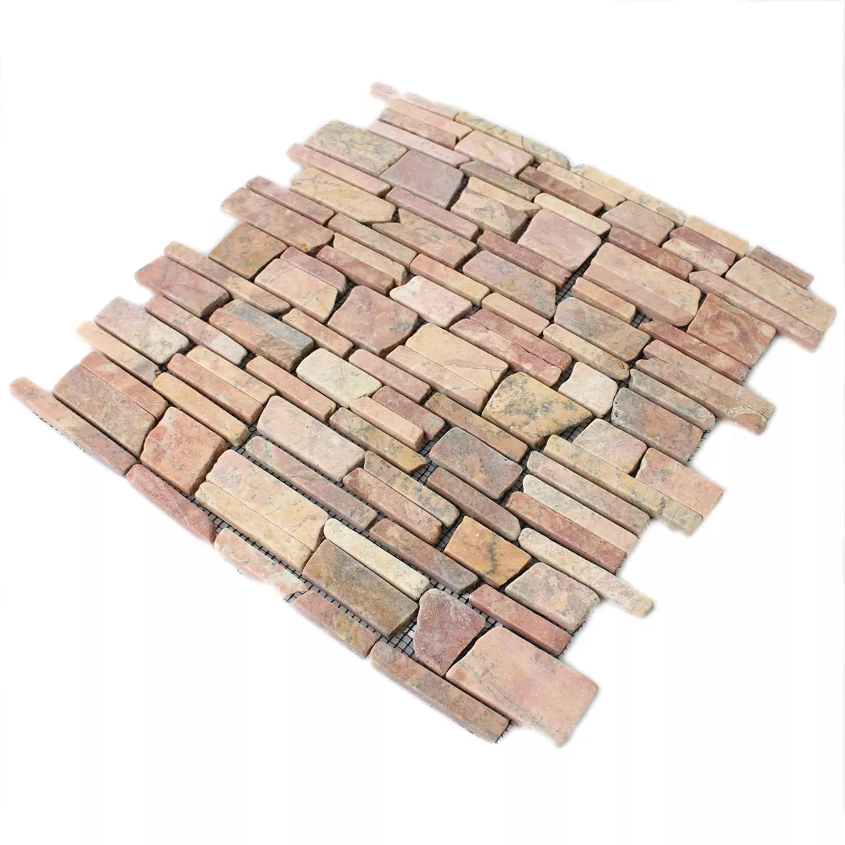 Próbka Mozaika Marmur Kamień Naturalny Brick Rosso Verona