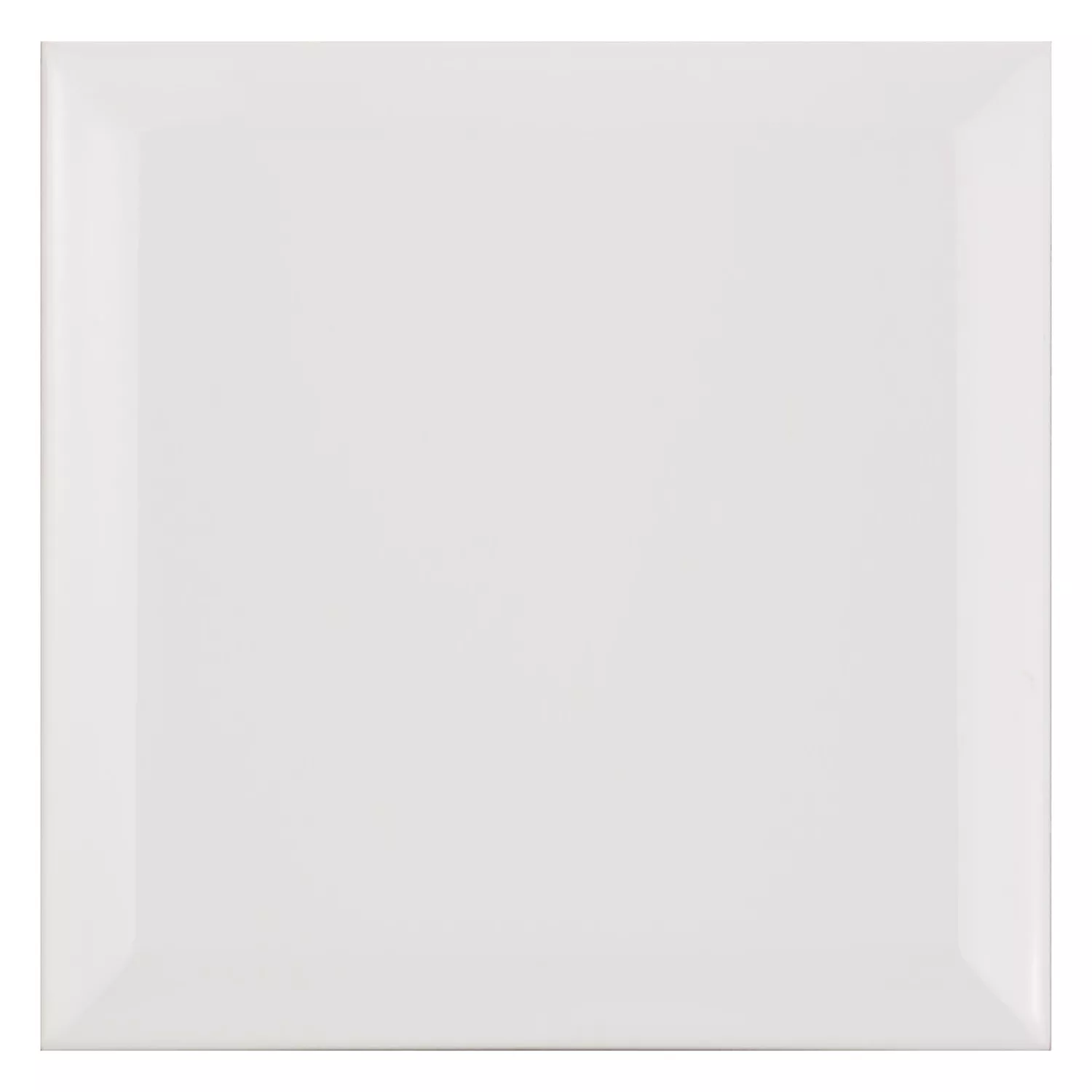 Kafelek metra Biały Matowy 15x15 cm Z Faset Eris Blanco