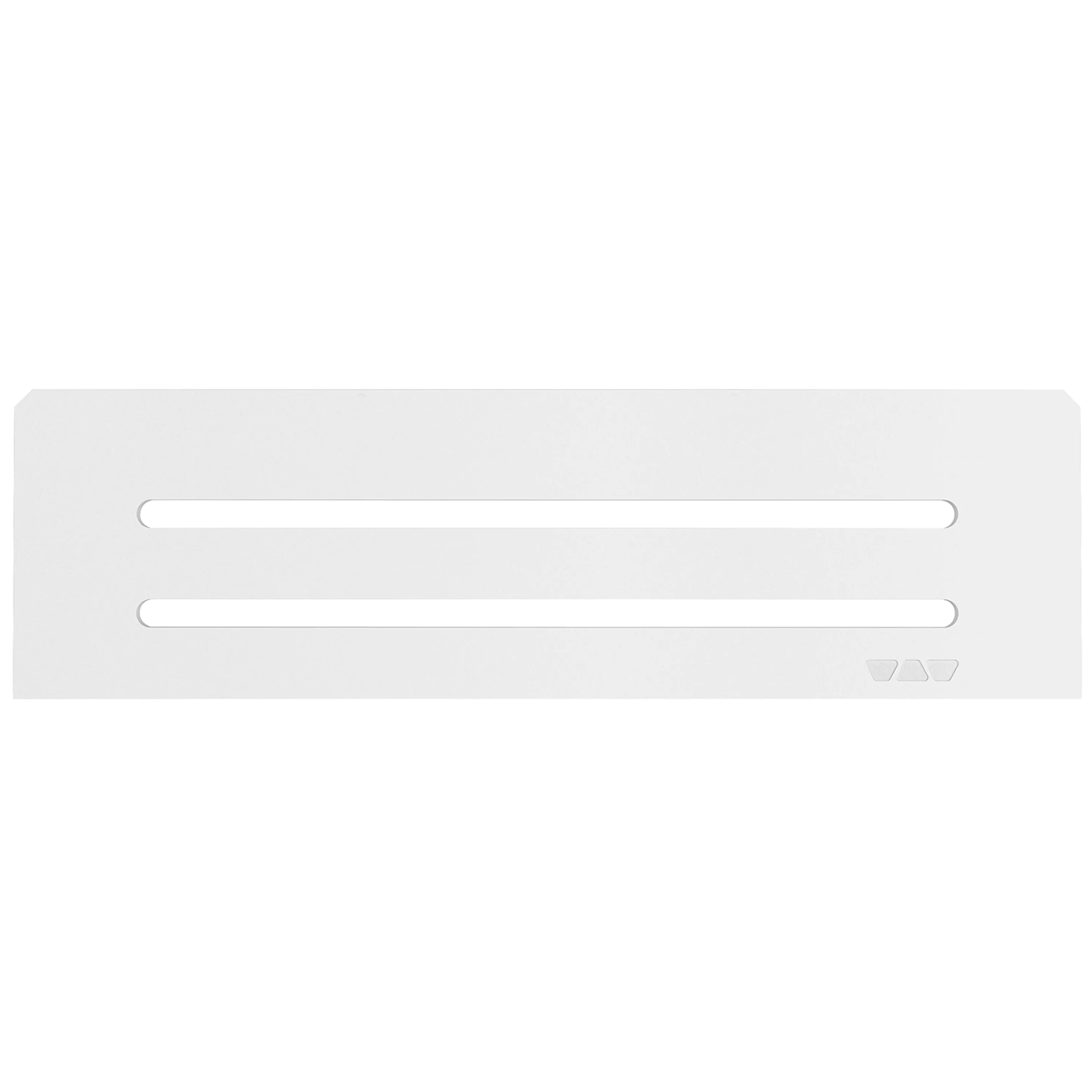 Półka ścienna wnękowa Schlüter prostokątna 30x8,7cm Wave White