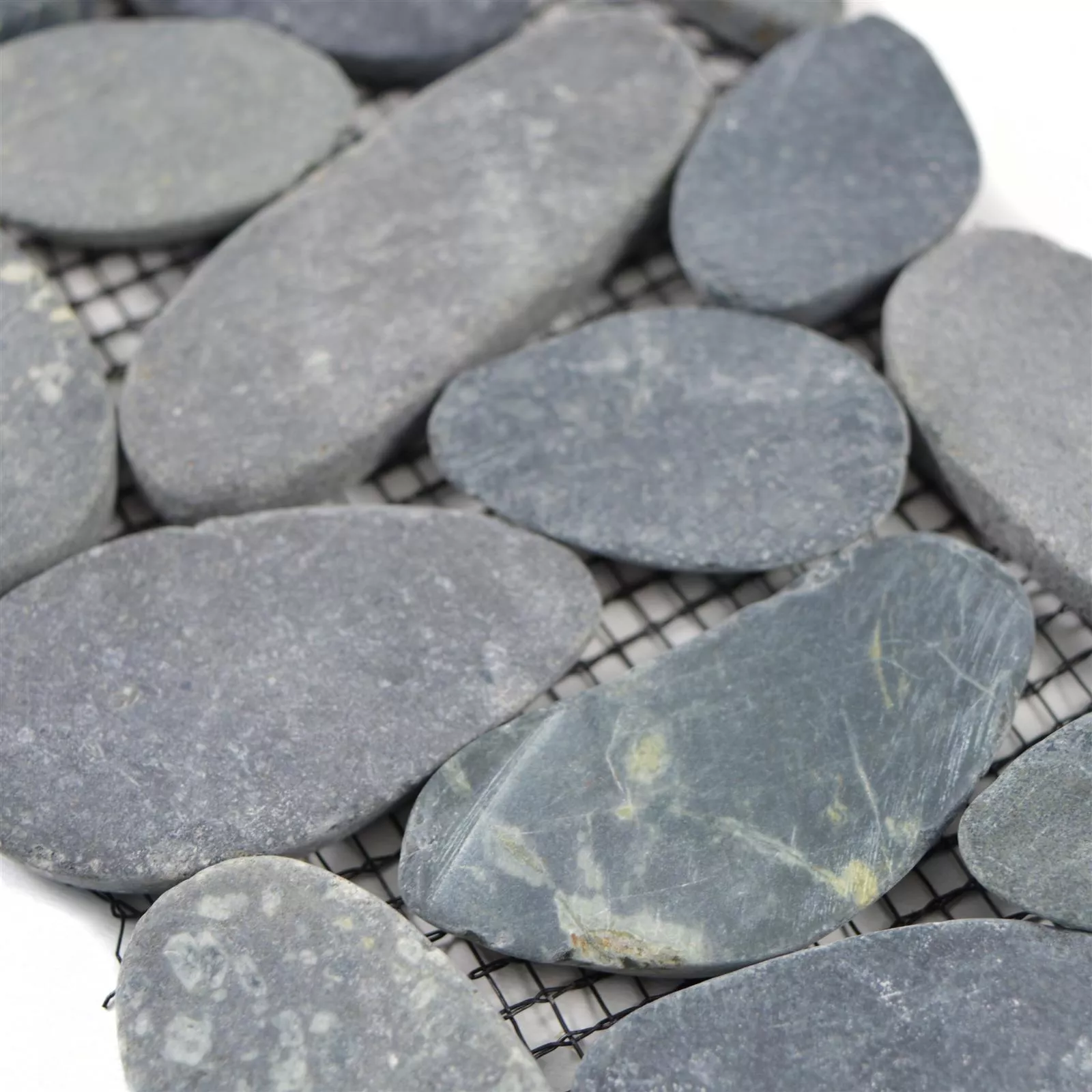 Kamień Otoczak Listwa Chenoa Czarny 10x30cm