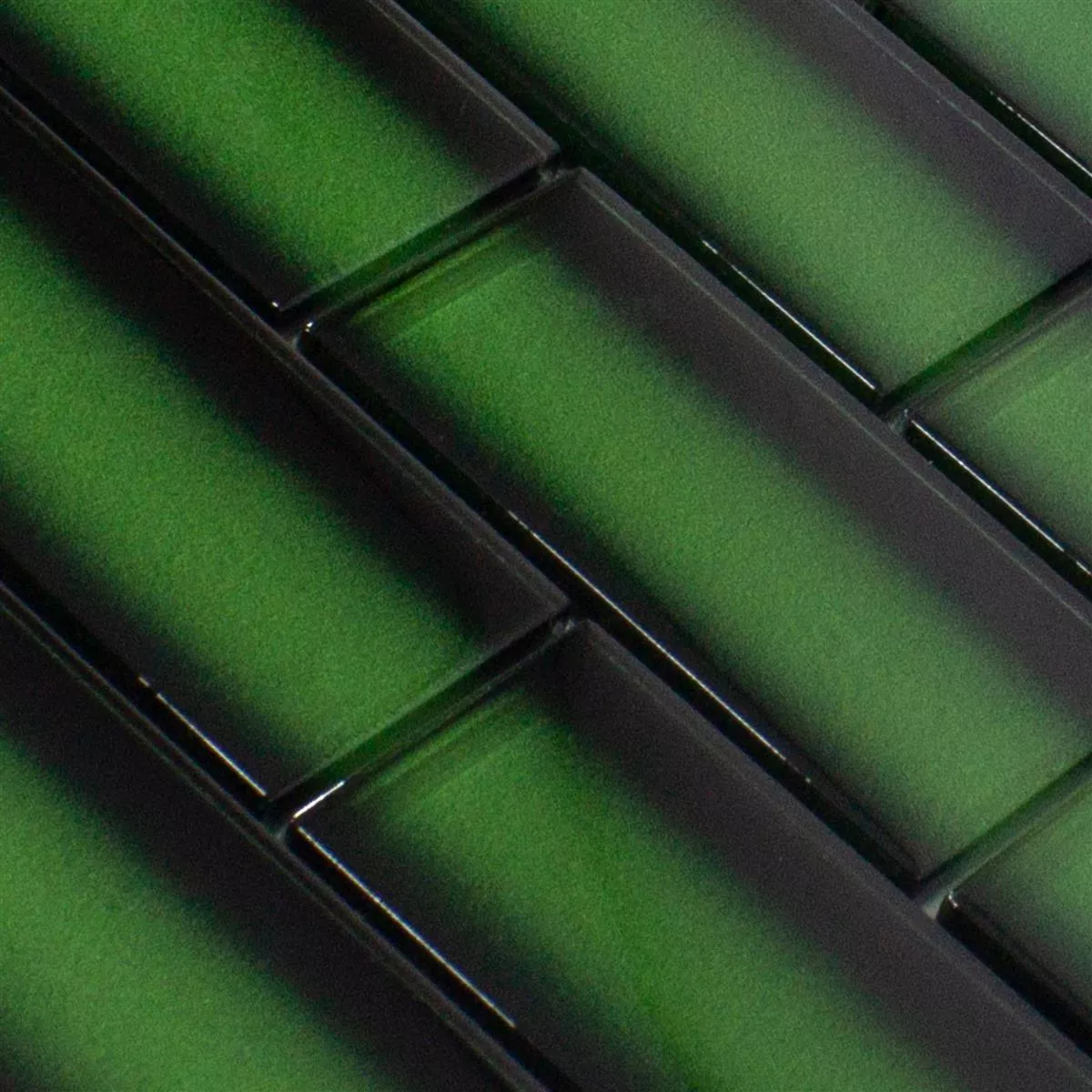 Mozaiki Szklana Płytki Pandora Zielony