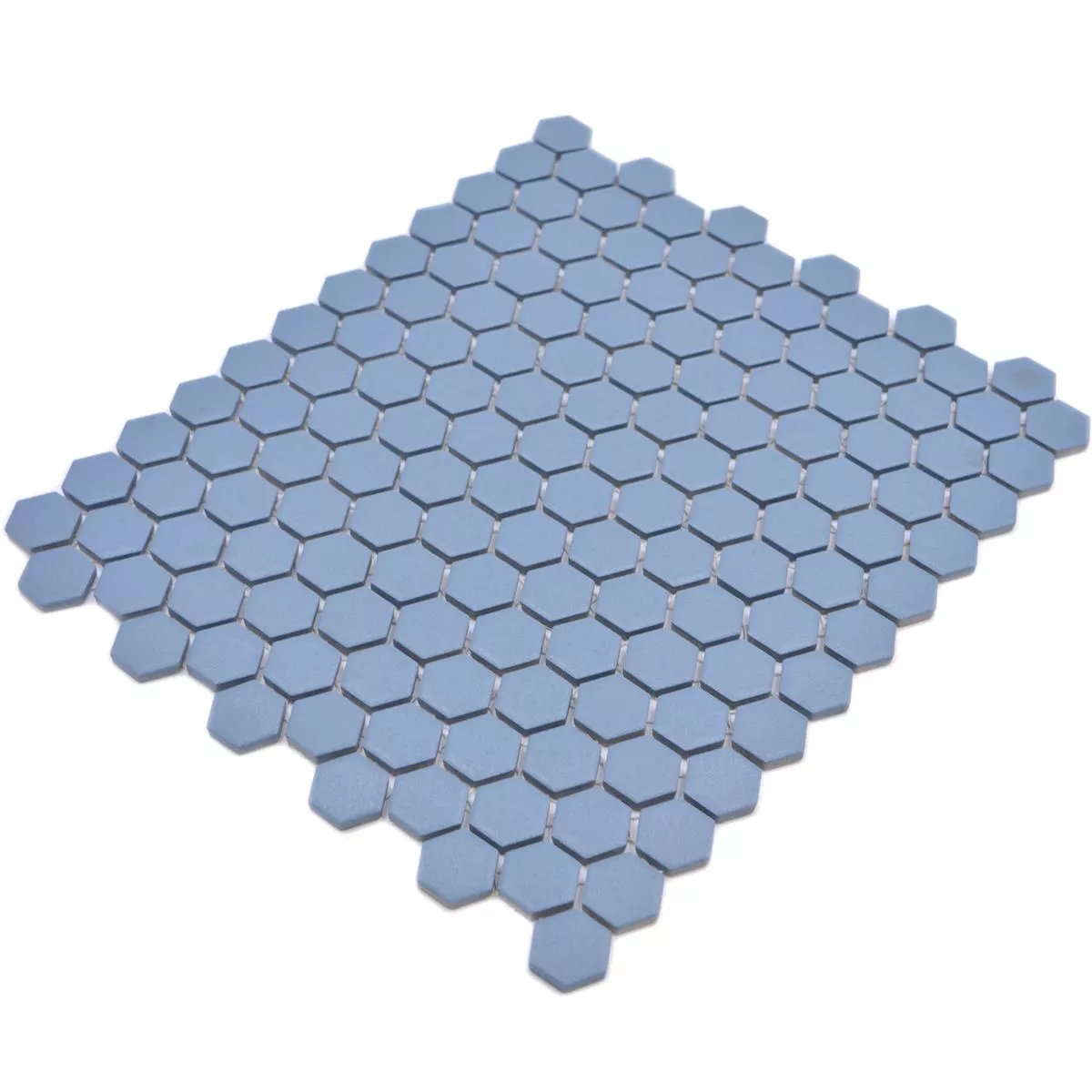Mozaika Ceramiczna Bismarck R10B Sześciokąt Niebieski H23