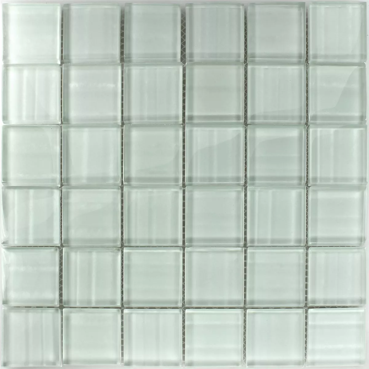 Mozaika Szklana Columbia Biały Paski