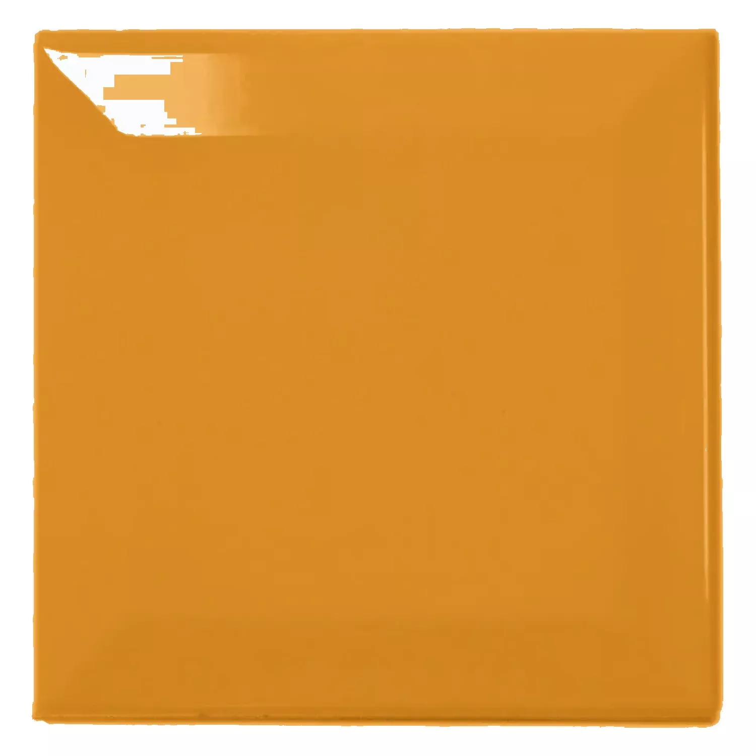 Kafelek metra Żółty Błyszczący 10x10 cm Z Faset Catarina Ocre