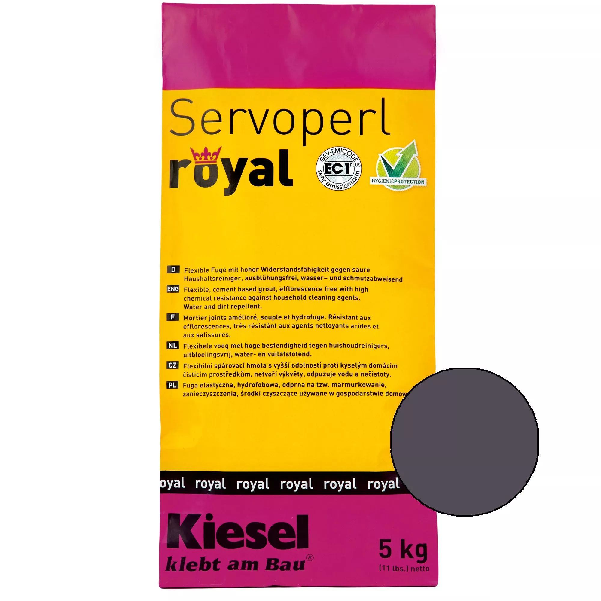 Kiesel Servoperl Royal - Elastyczne, Odporne Na Wodę I Zabrudzenia Złącze (5KG Shadow)