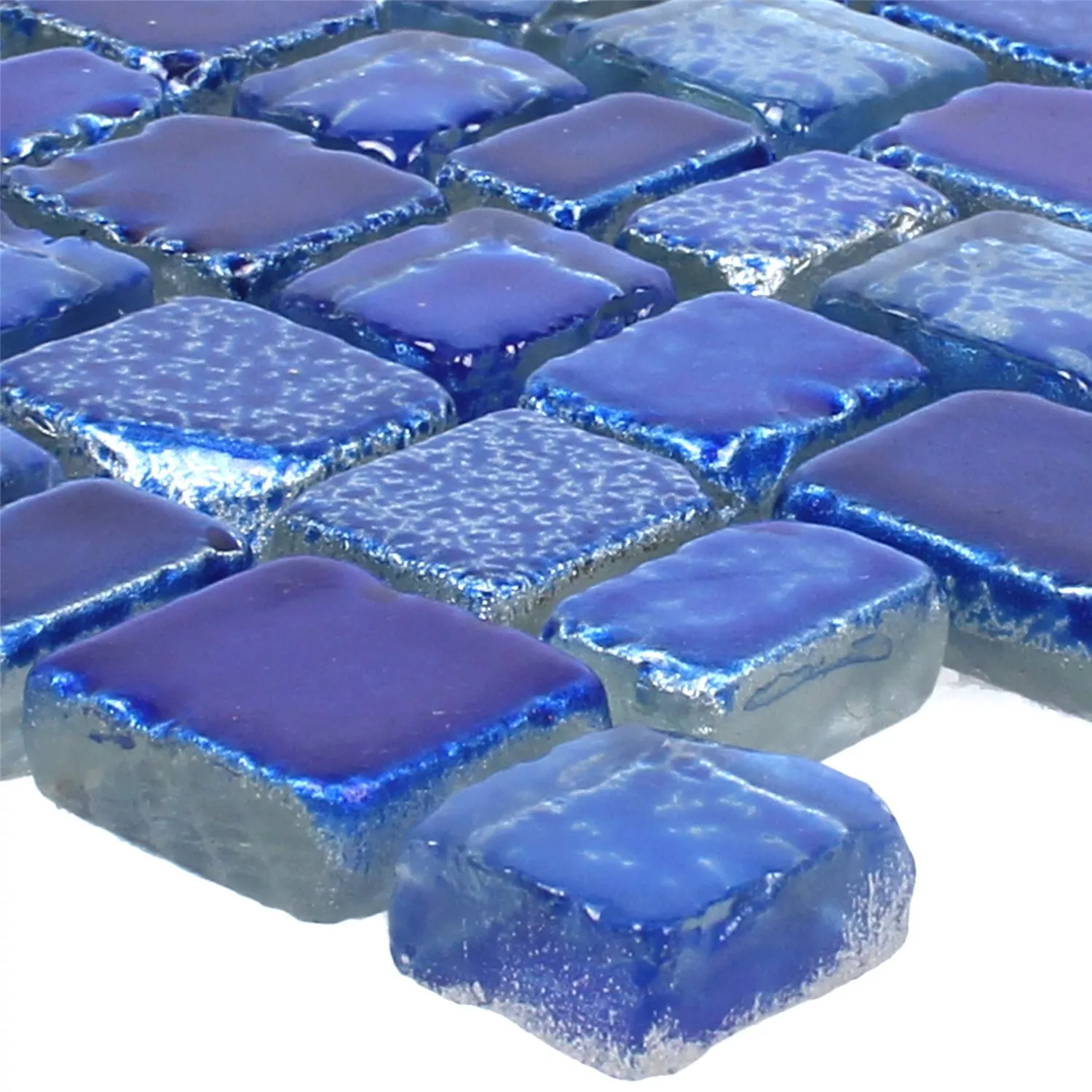 Próbka Mozaika Szkło Roxy Niebieski