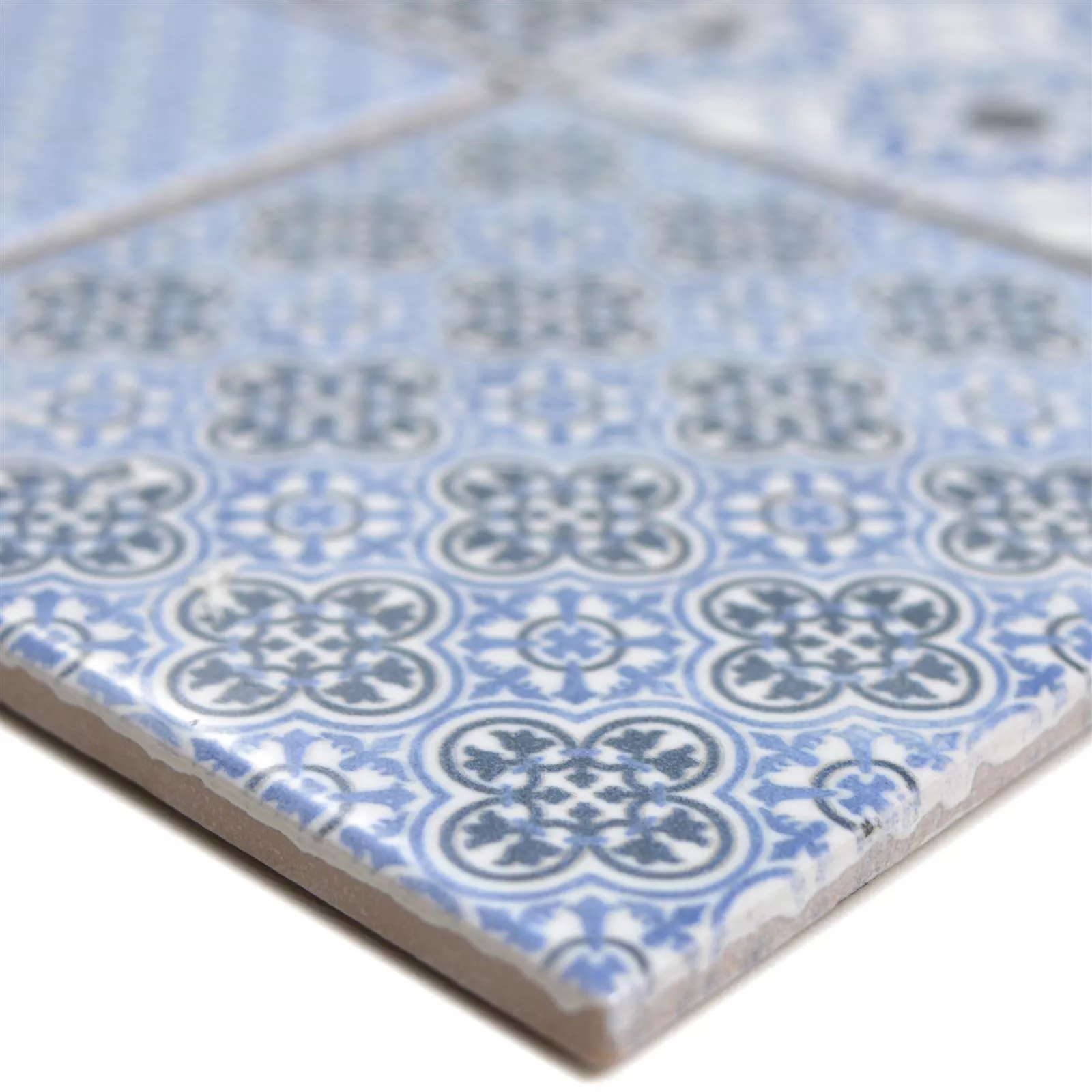 Ceramika Mozaika Daymion Retro Optyka Niebieski 97