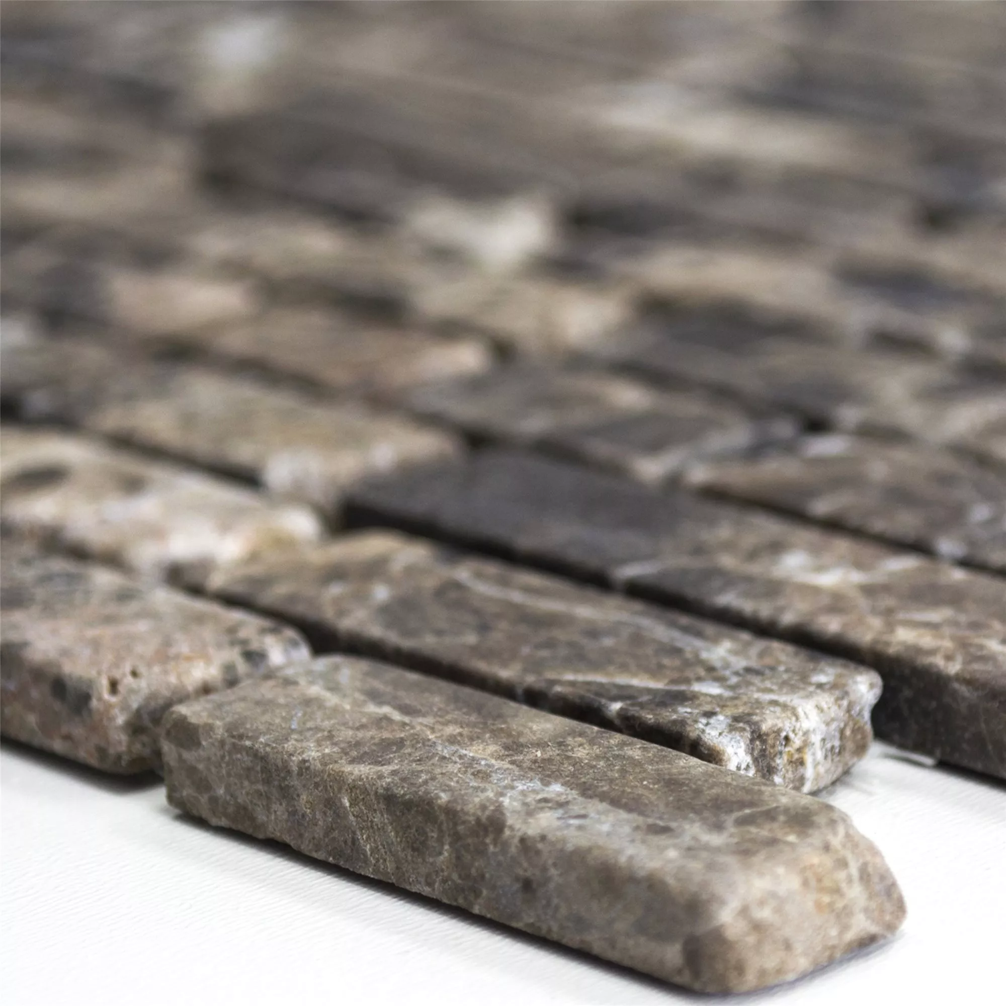 Próbka Marmurowa Mozaika Plytka Z Naturalnego Kamienia Bali Castanao