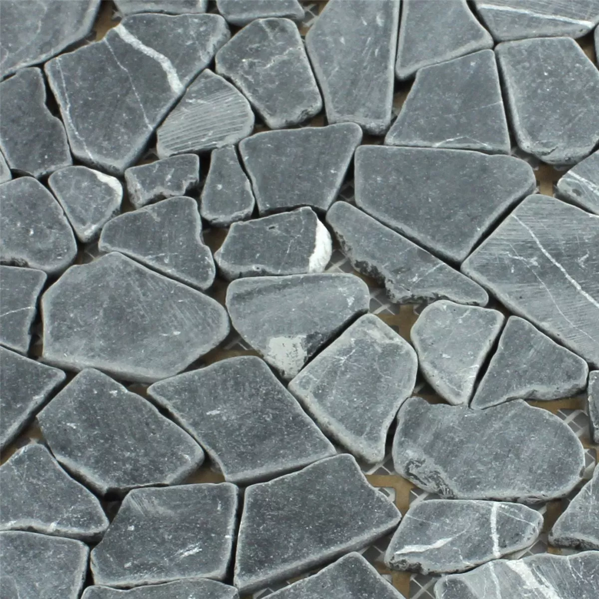 Mozaika Marmur Łamany Nero Carrara