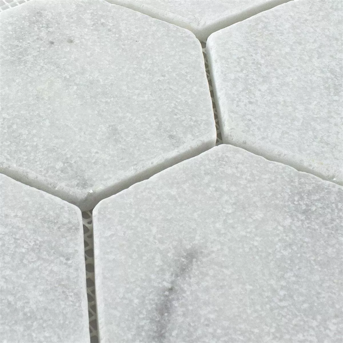 Marmur Kamień Naturalny Mozaika Maracay Sześciokąt White
