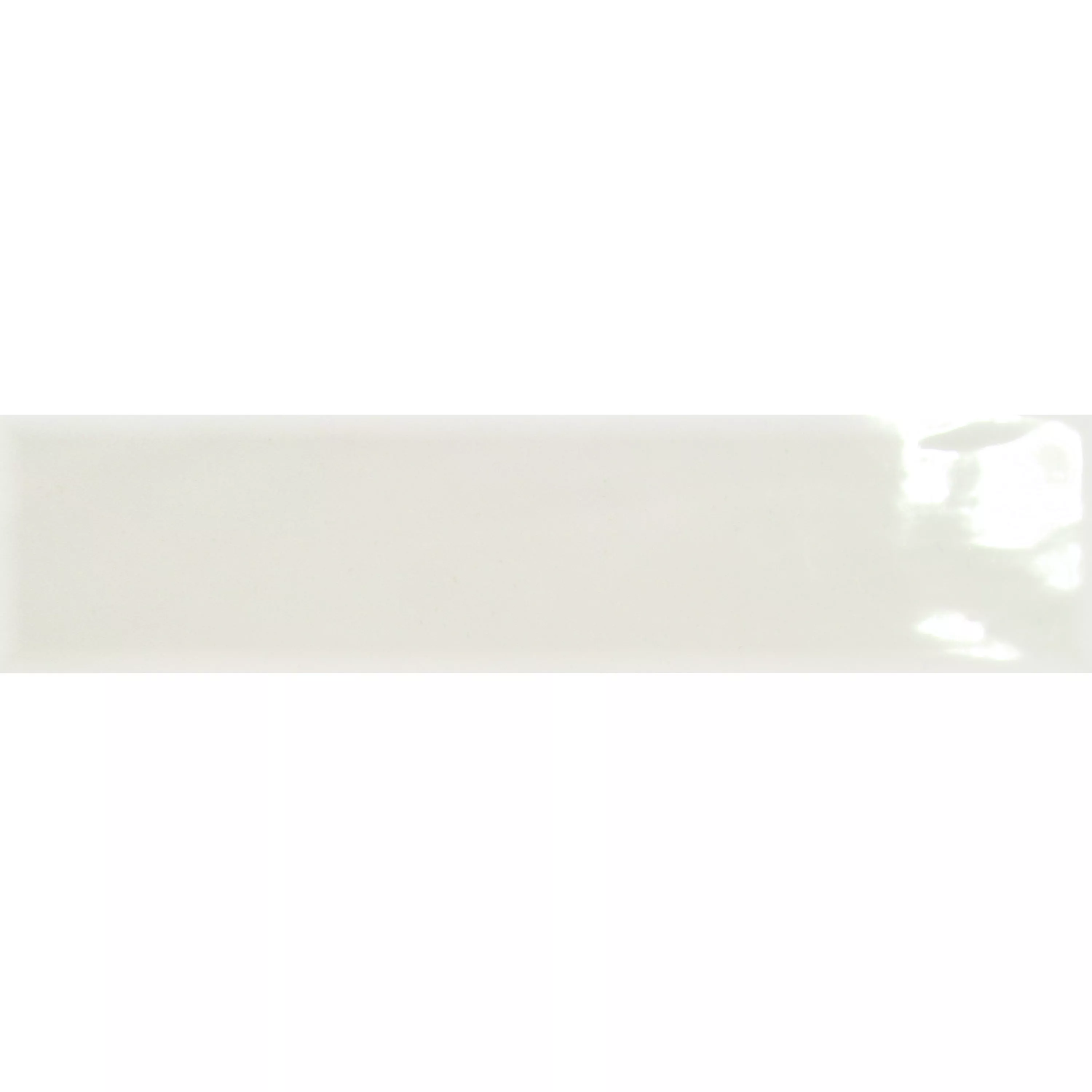 Płytki Ścienne Tamaris Flora Błyszczący Karbowany Biały 5x25cm 