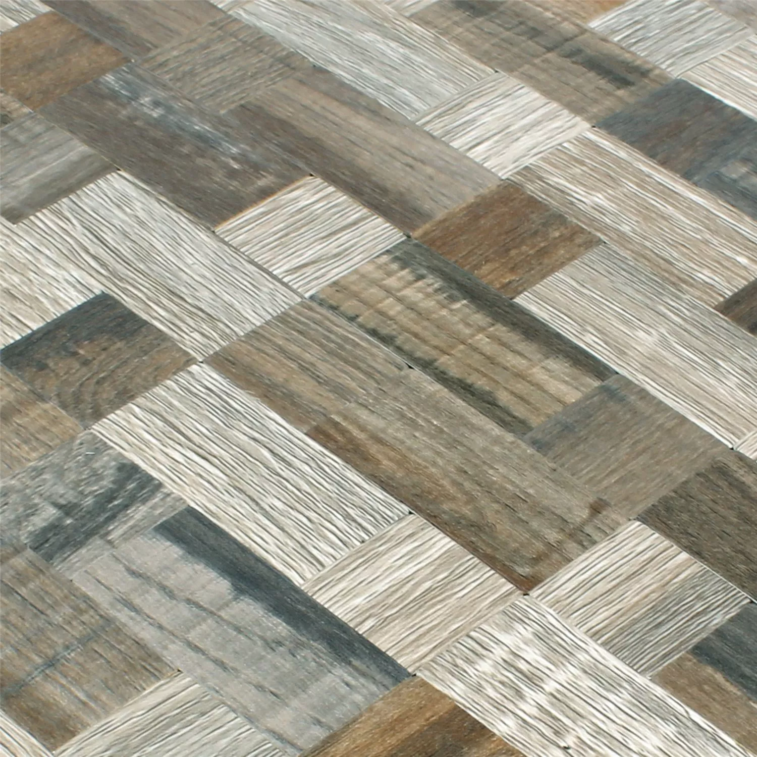 Próbka Mozaika Wygląd Drewna Metal Samoprzylepny Morelia Combi