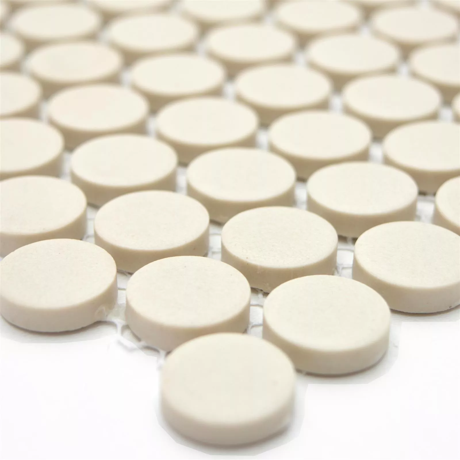 Ceramika Mozaika Guzik Radoslov Bez Glazury Jasnobeżowy Ceramika Mozaika Guzik Radoslov Bez Glazury Jasnobeżowy