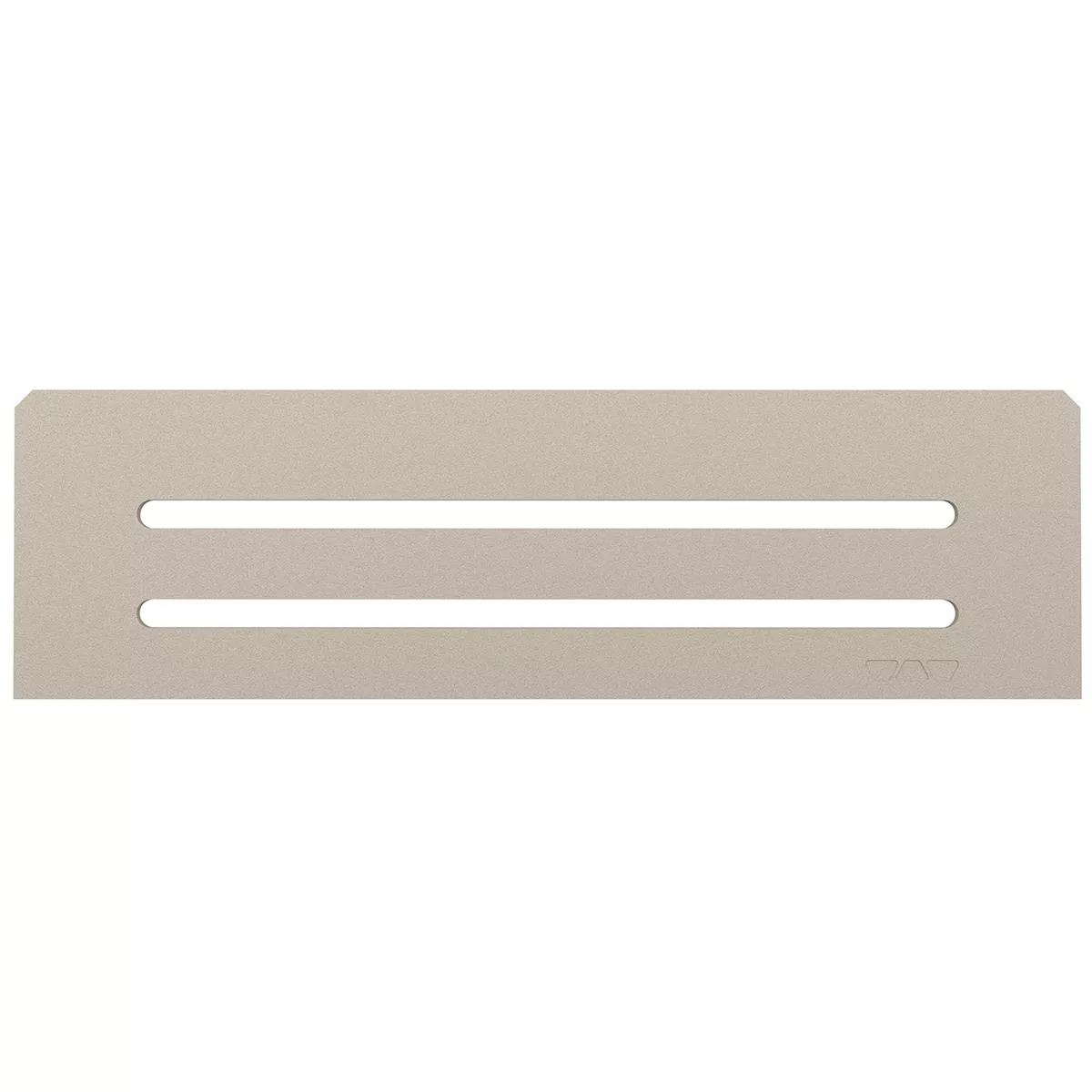 Półka ścienna wnękowa Schlüter prostokątna 30x8,7cm Wave Cream