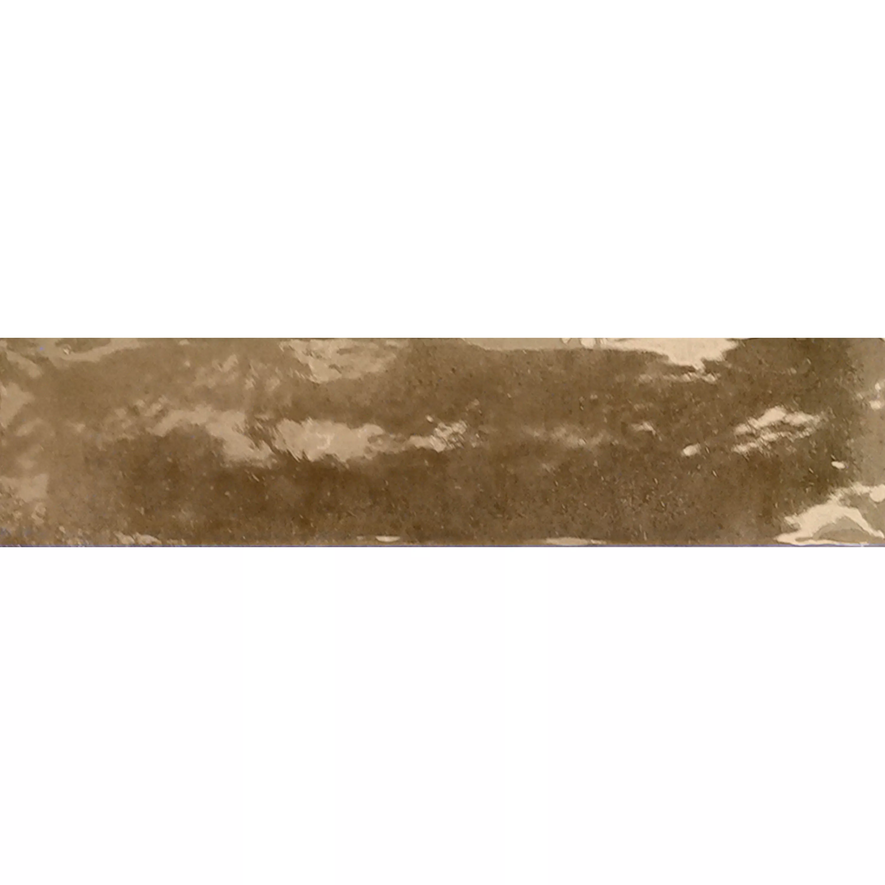 Płytki Ścienne Laguna Błyszczący Karbowany Brązowy 6x24cm Płytki Ścienne Laguna Błyszczący Karbowany Brązowy 6x24cm