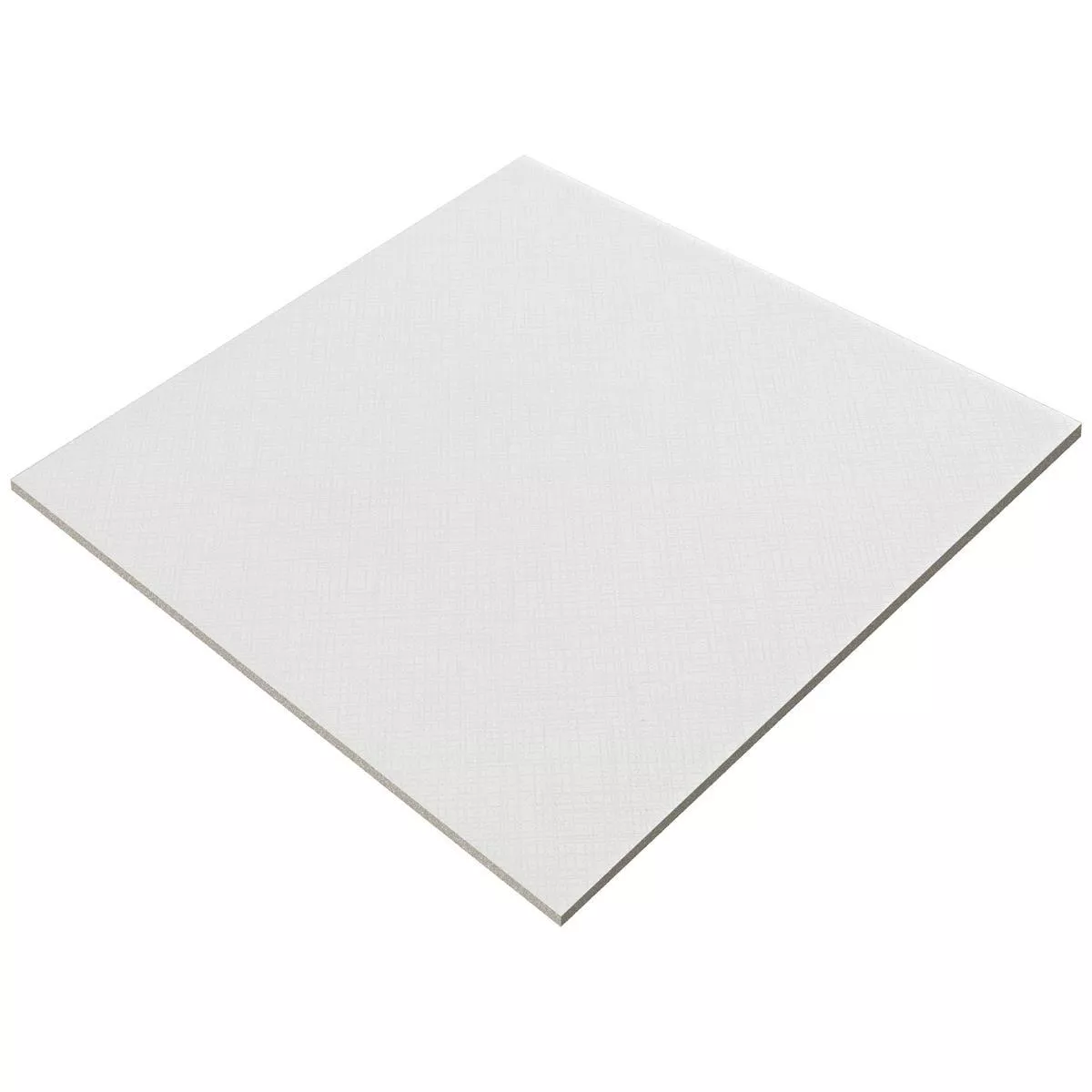 Płytki Podłogowe Cement Optyka Wildflower Biały Płytka Podstawowa 18,5x18,5cm