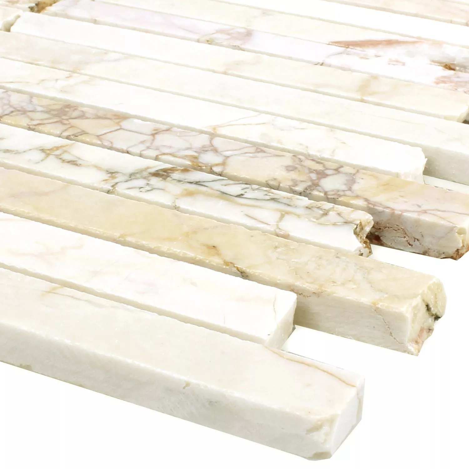 Próbka Marmur Brick Mozaika Golden Cream Polerowany