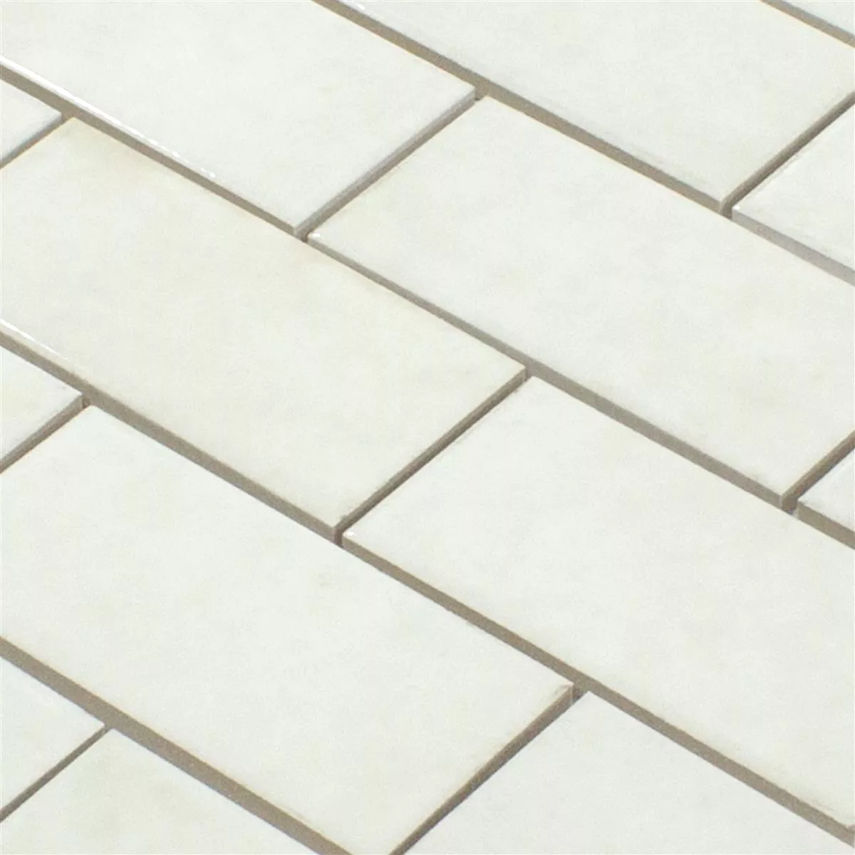Ceramika Mozaika Eldertown Brick Biały