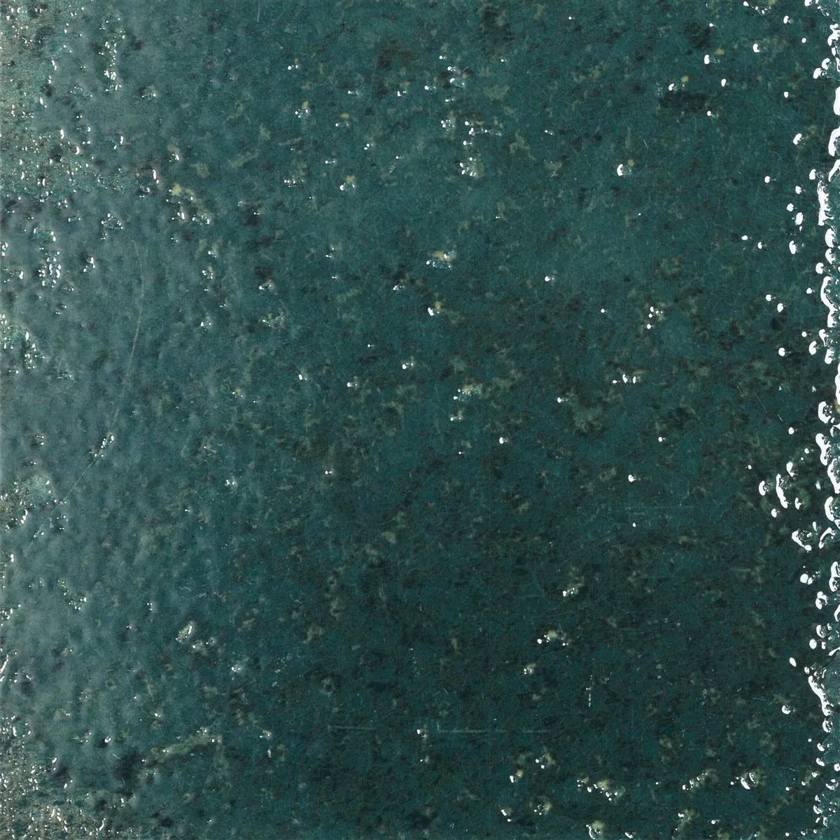 Płytki Ścienne Lara Błyszczący Karbowany 15x15cm Zielony