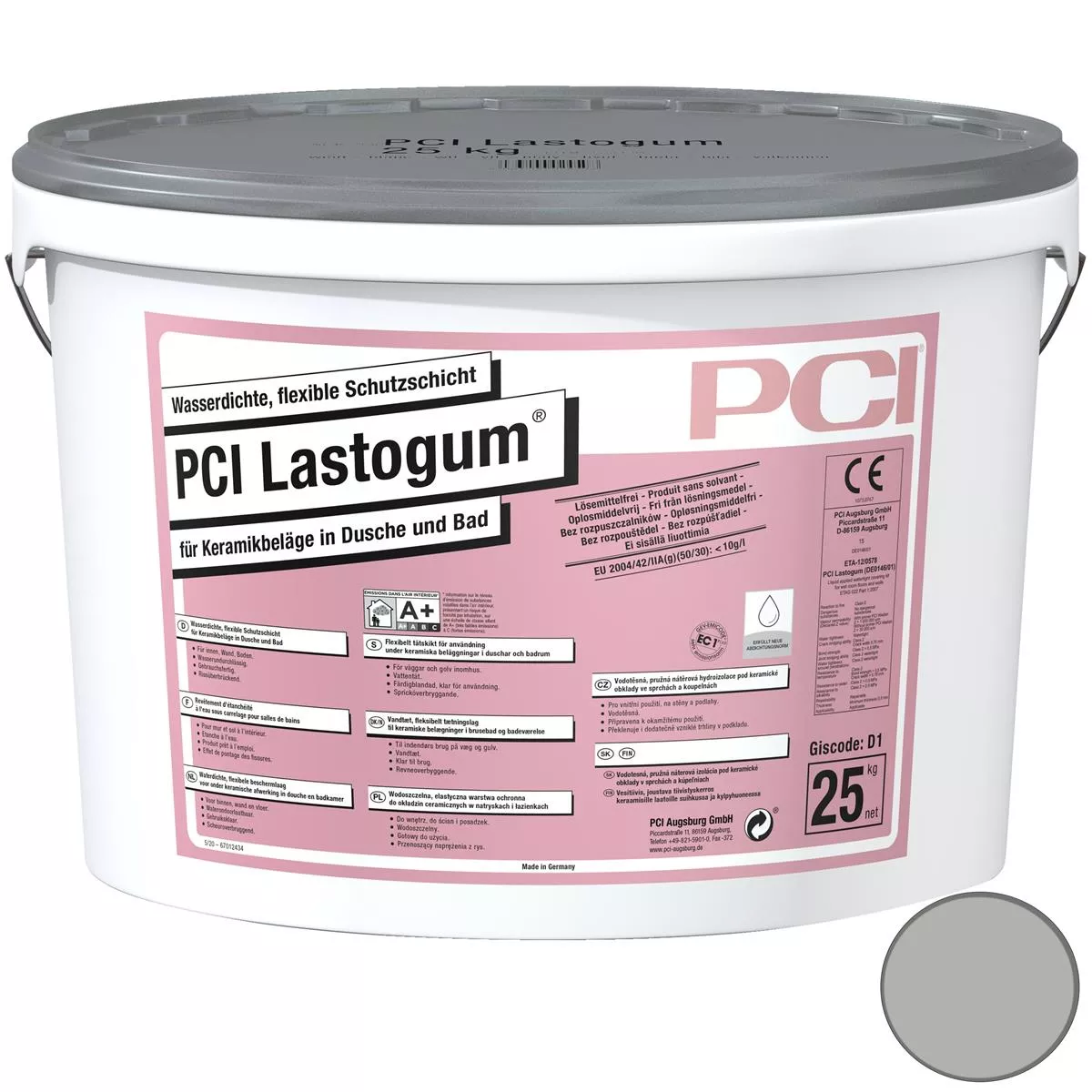 PCI Lastogum Wodoodporna elastyczna warstwa ochronna szara 25 kg