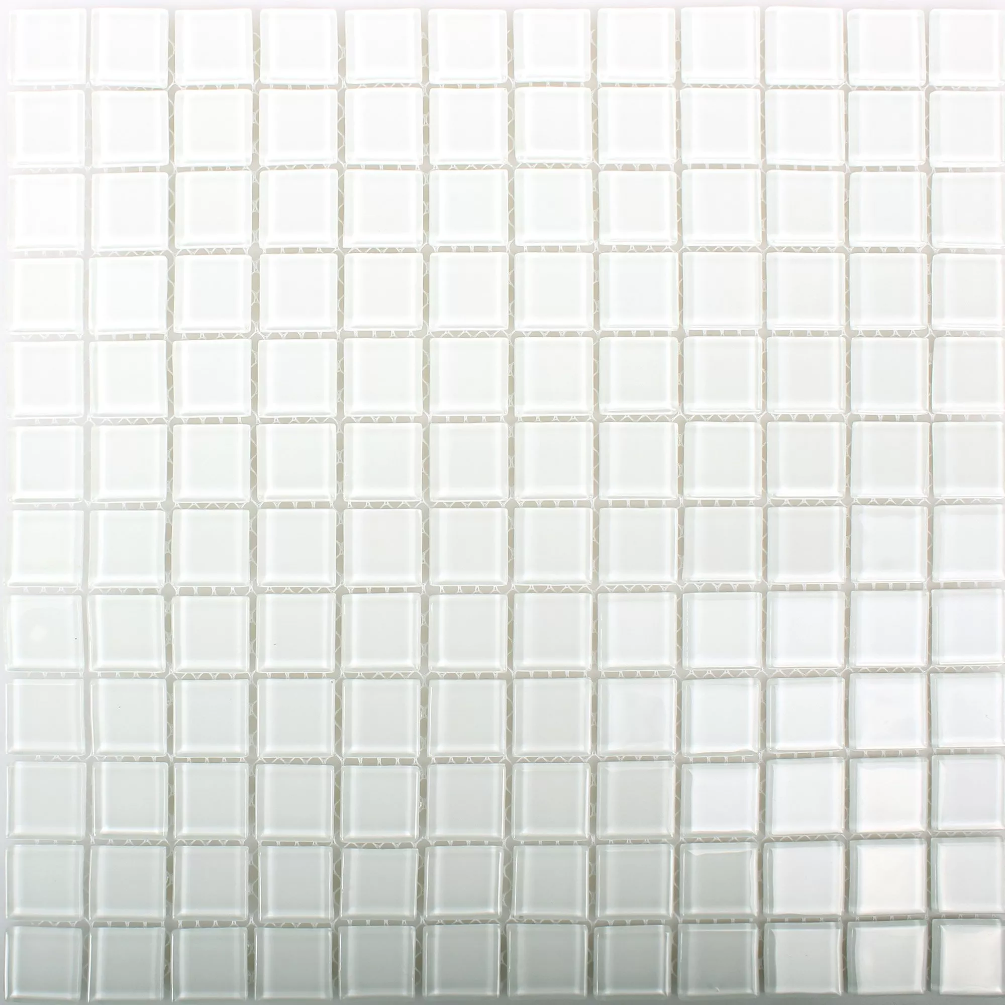 Mozaika Szklana Płytki Florida Biały